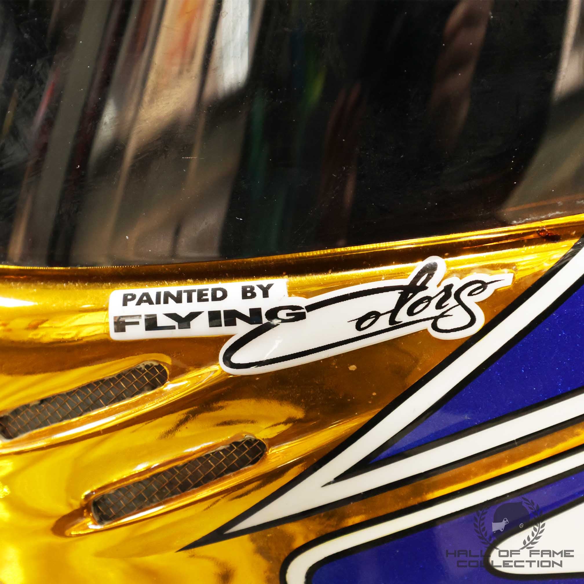 2002 Patrick Carpentier Used Team Players IndyCar Helmet