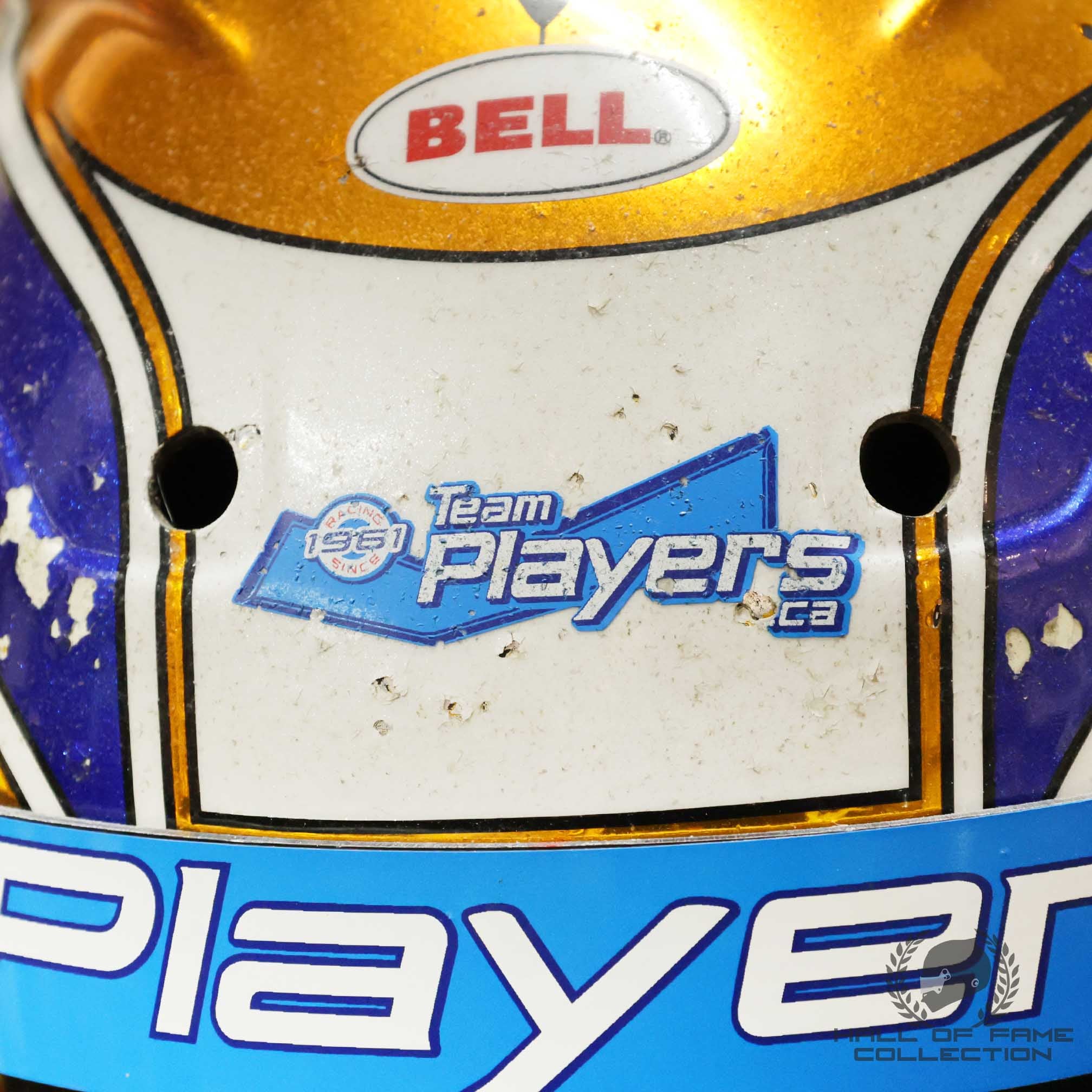 2002 Patrick Carpentier Used Team Players IndyCar Helmet