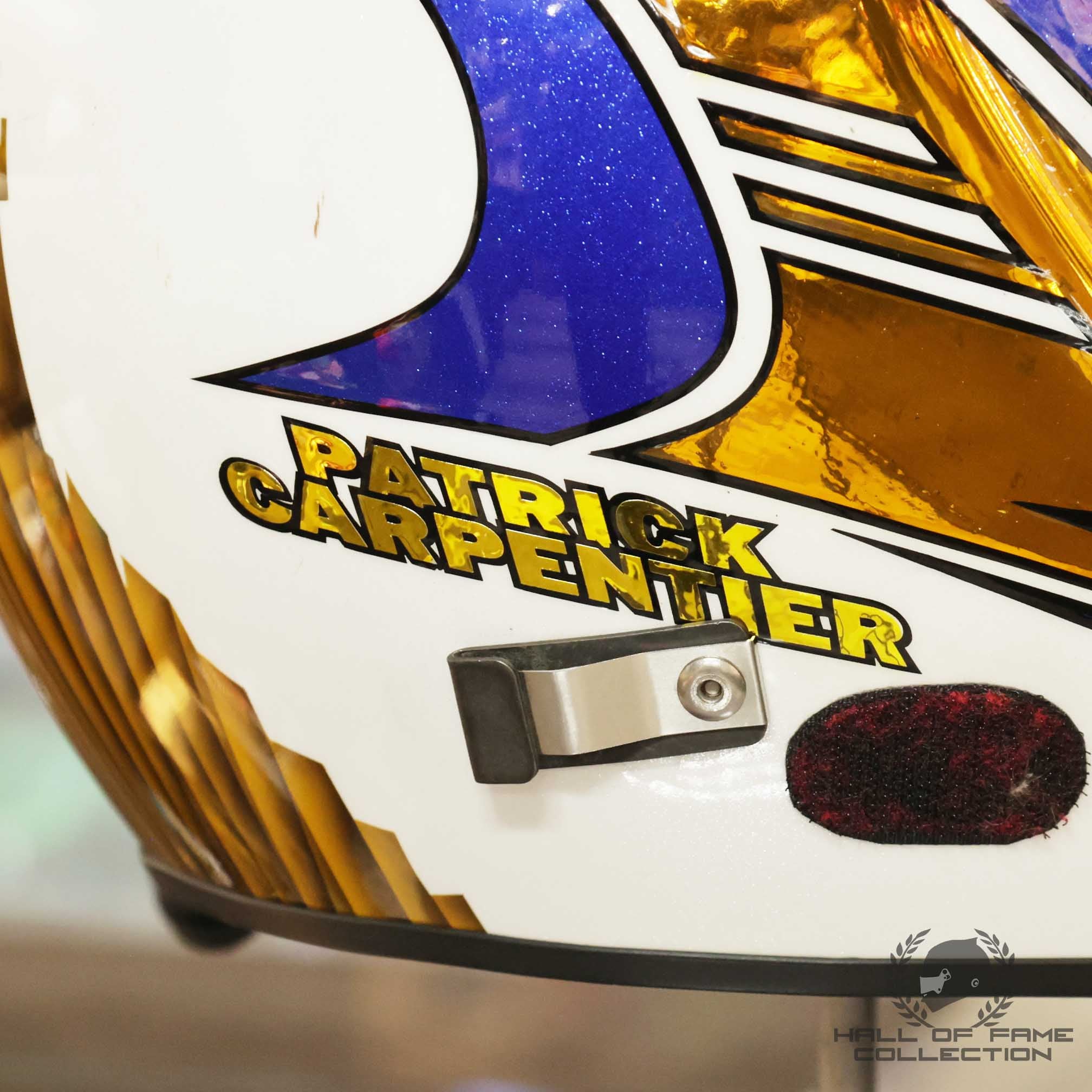 2002 Patrick Carpentier Used Team Players IndyCar Helmet