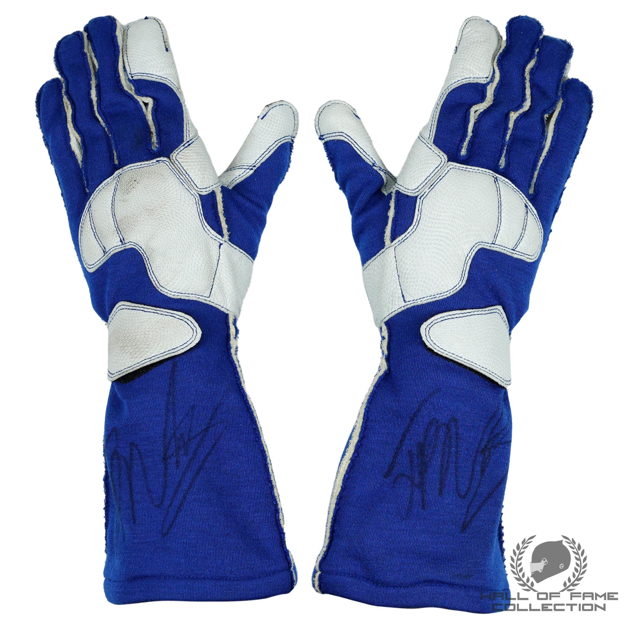 2002 Juan Pablo Montoya Signed Race Used Williams F1 Gloves