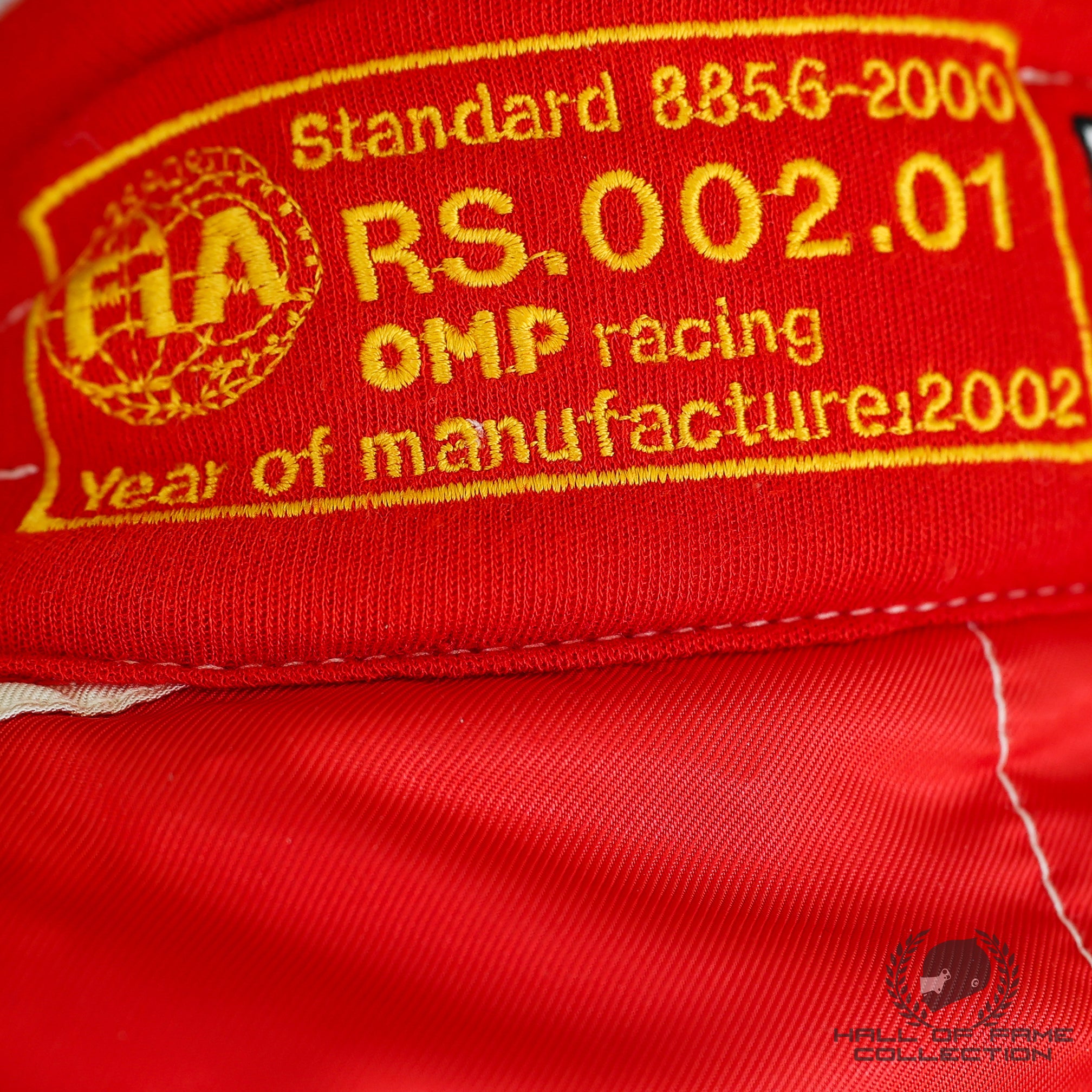 2002 Michael Schumacher Championship Season Used Scuderia Ferrari F1 Suit