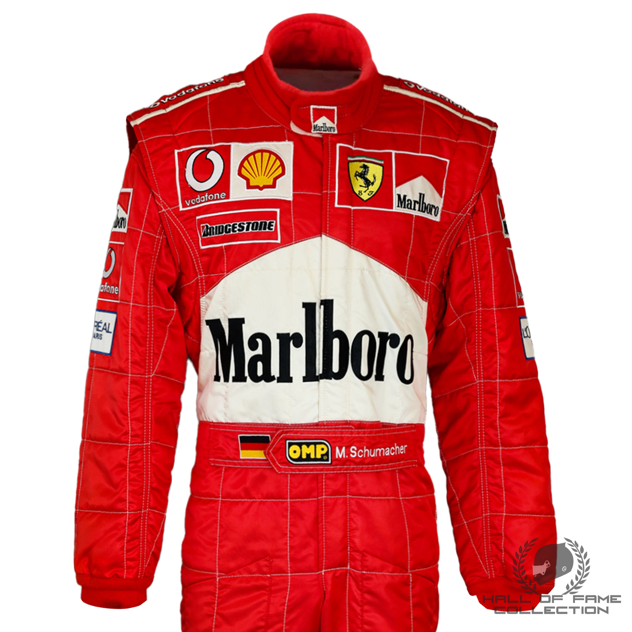 2002 Michael Schumacher Championship Season Used Scuderia Ferrari F1 Suit