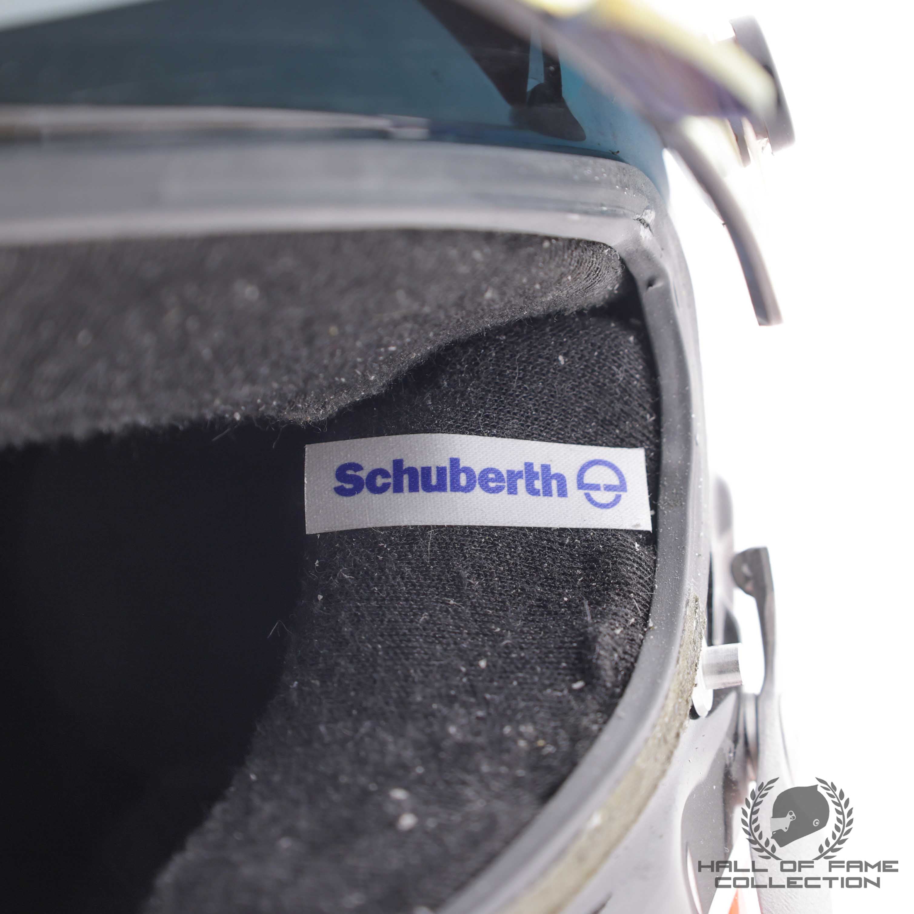 2002 Michael Schumacher Signed World Champion Season Used Scuderia Ferrari F1 Helmet