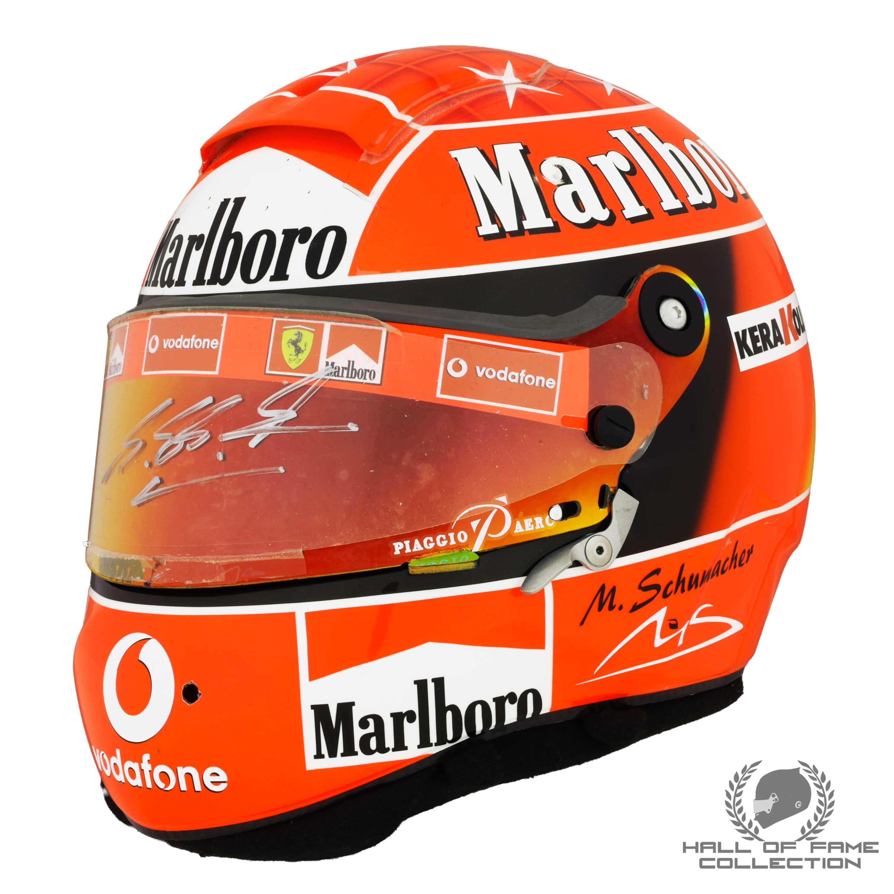 2002 Michael Schumacher Signed World Champion Season Used Scuderia Fer