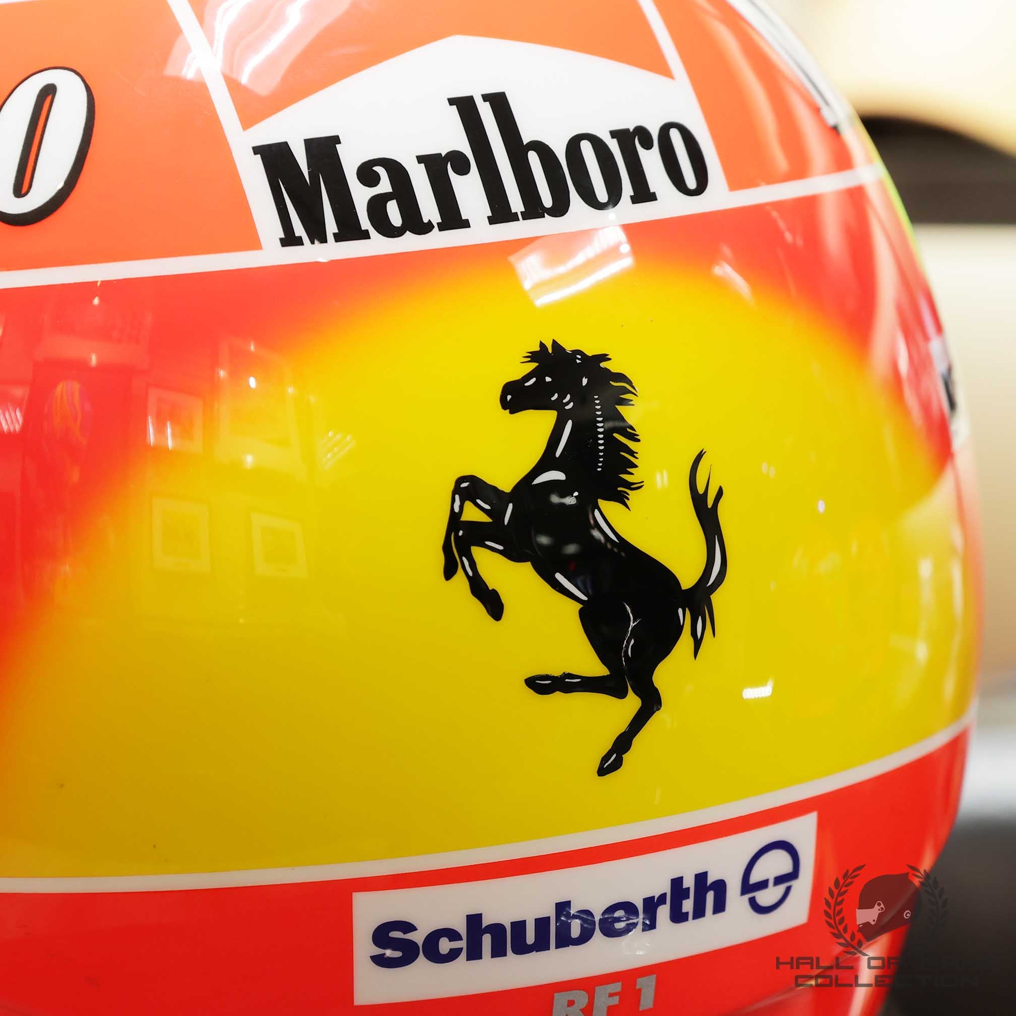 2002 Michael Schumacher Signed Schuberth RF1 Replica Scuderia Ferrari F1 Helmet