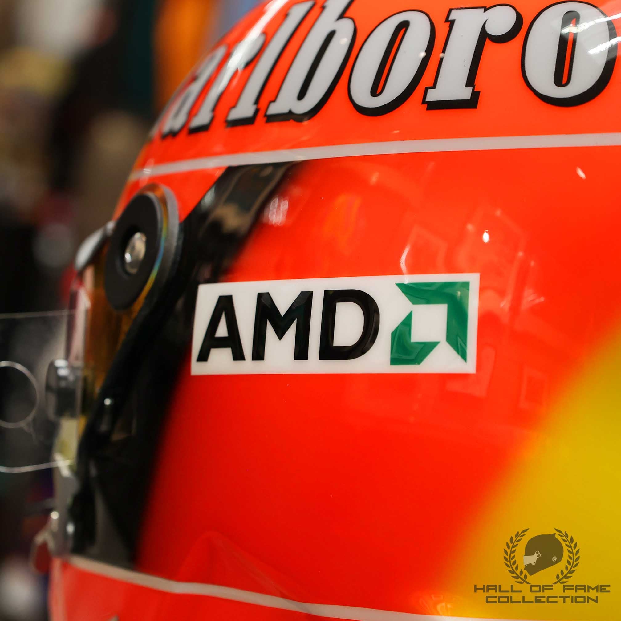 2002 Michael Schumacher Signed Schuberth RF1 Replica Scuderia Ferrari F1 Helmet