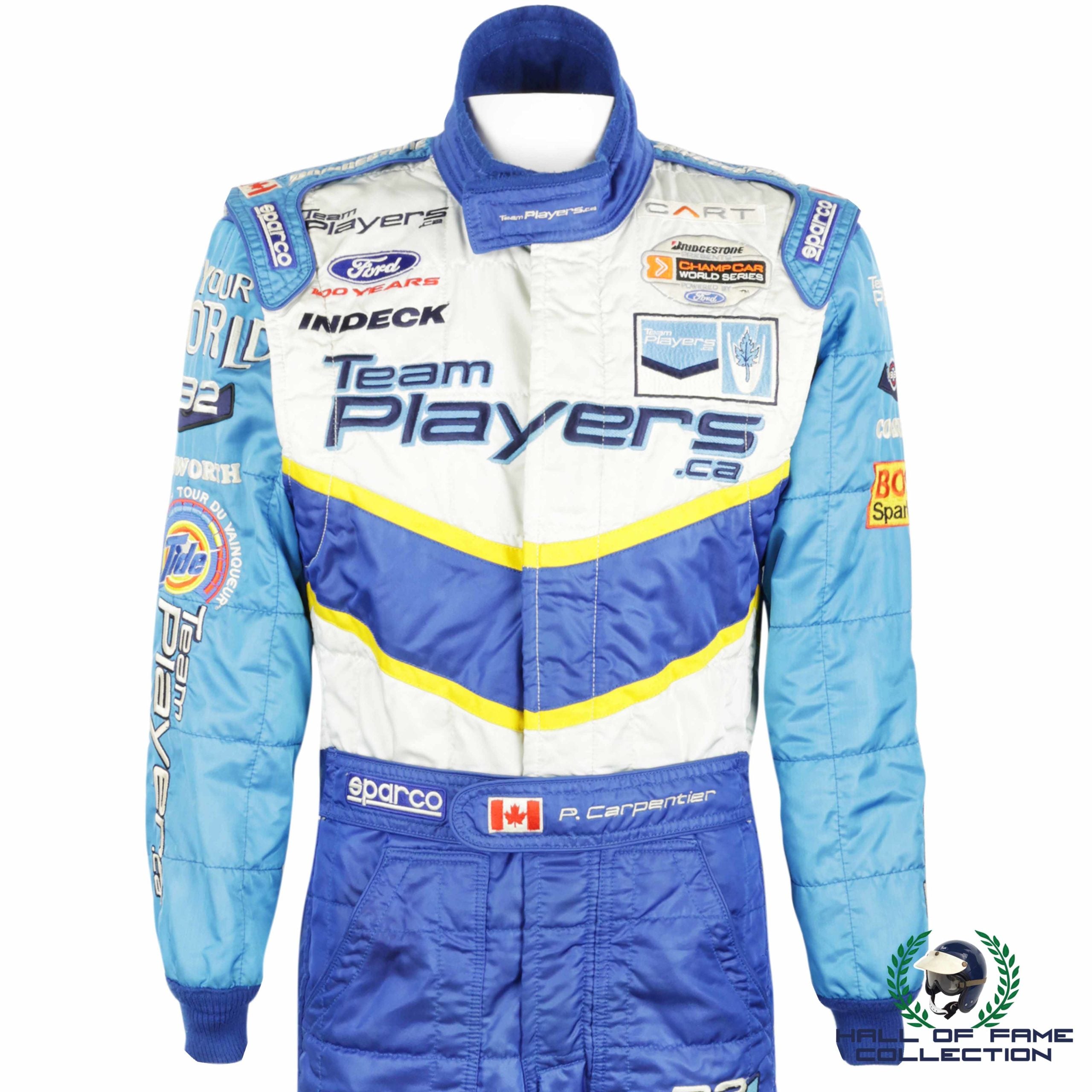 2003 Patrick Carpentier Race Used Team Players IndyCar Suit