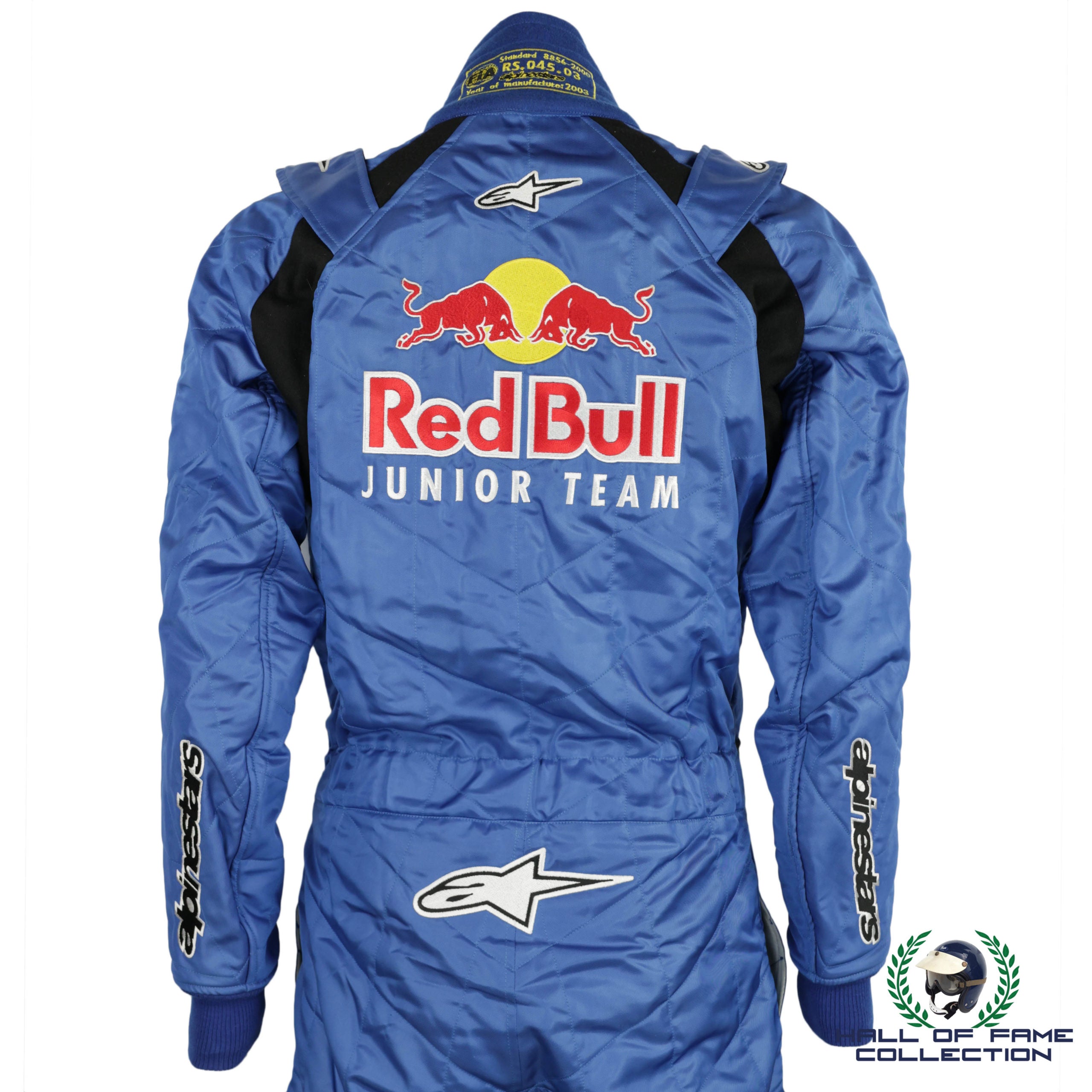 2003 Sebastian Vettel Race Worn Red Bull Junior Race Worn Suit