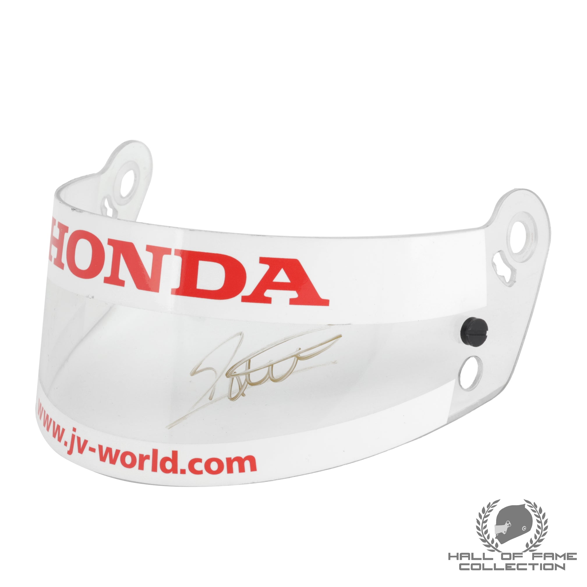 2003 Jacques Villeneuve Signed Original Bar Honda F1 Visor