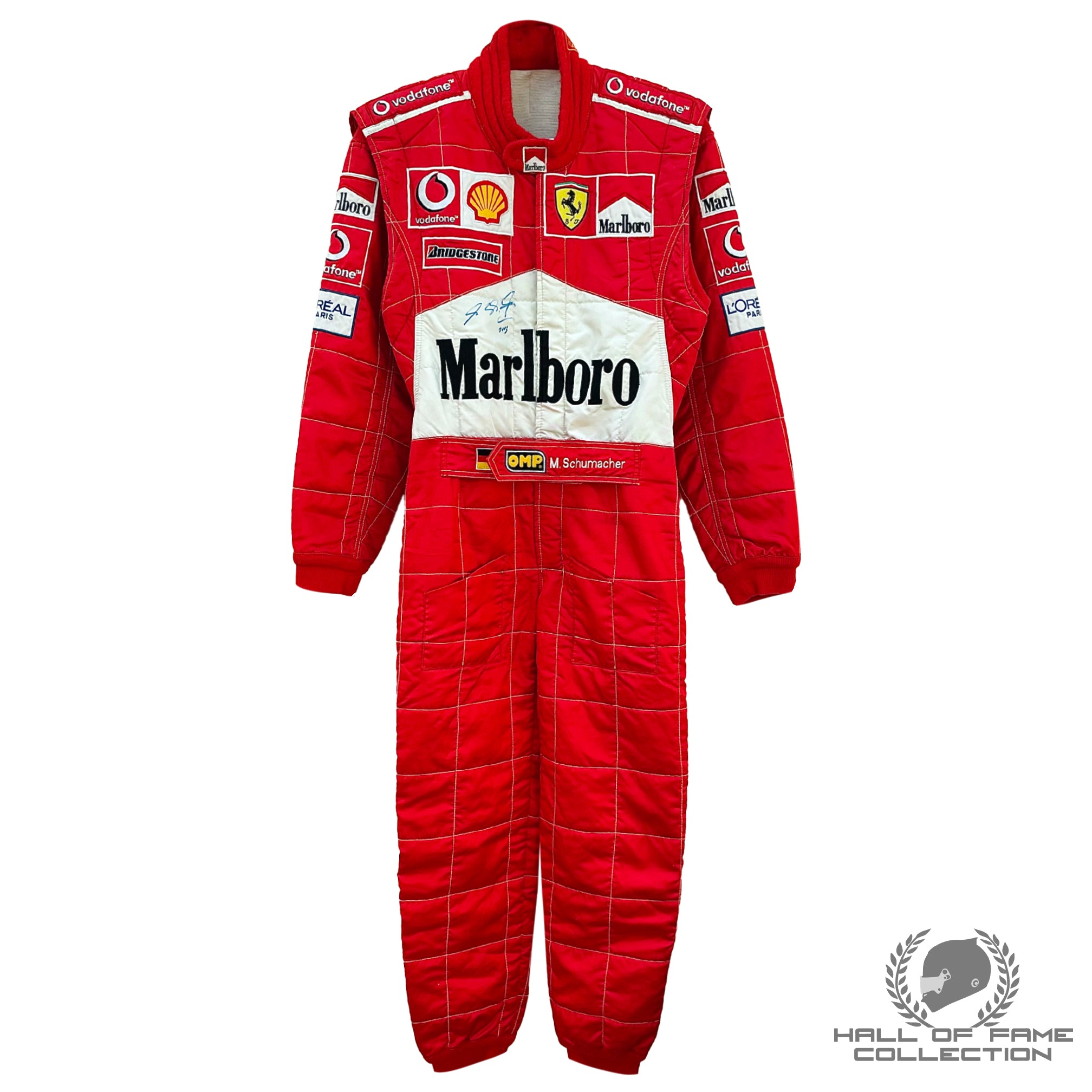 2003 Michael Schumacher Championship Season Australian GP Race Used Scuderia Ferrari F1 Suit