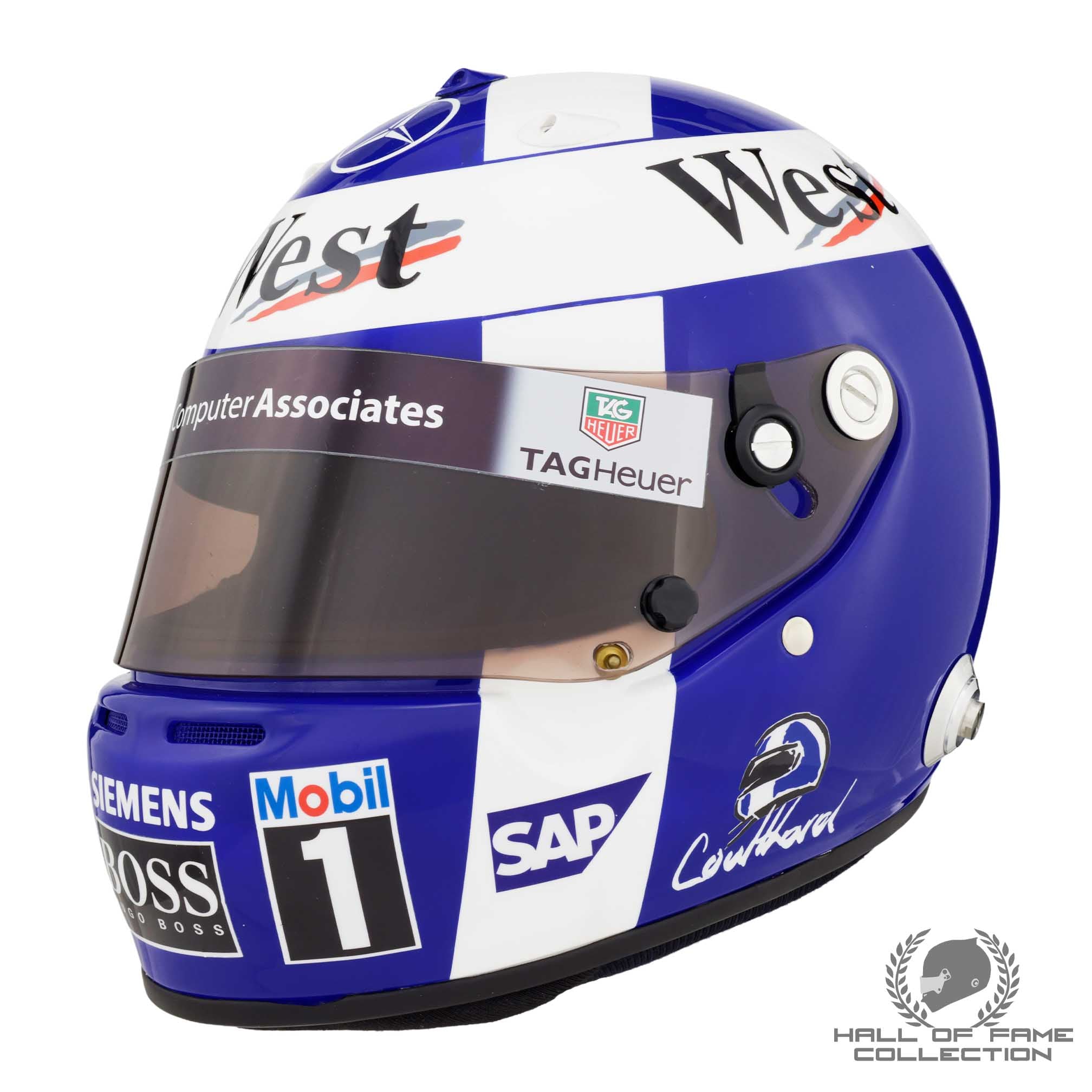2003 David Coulthard Replica McLaren F1 Helmet - Hall of Fame