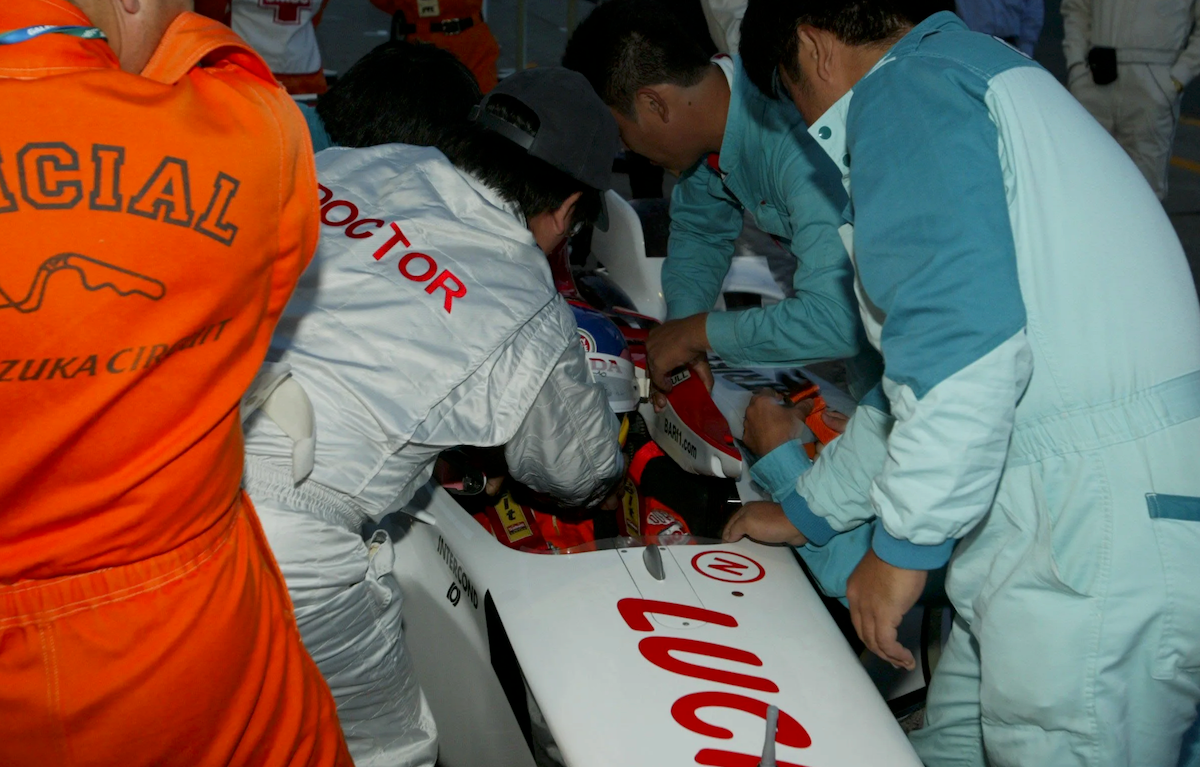 2003 Jacques Villeneuve Signed United States GP Race Used BAR Honda F1 Helmet