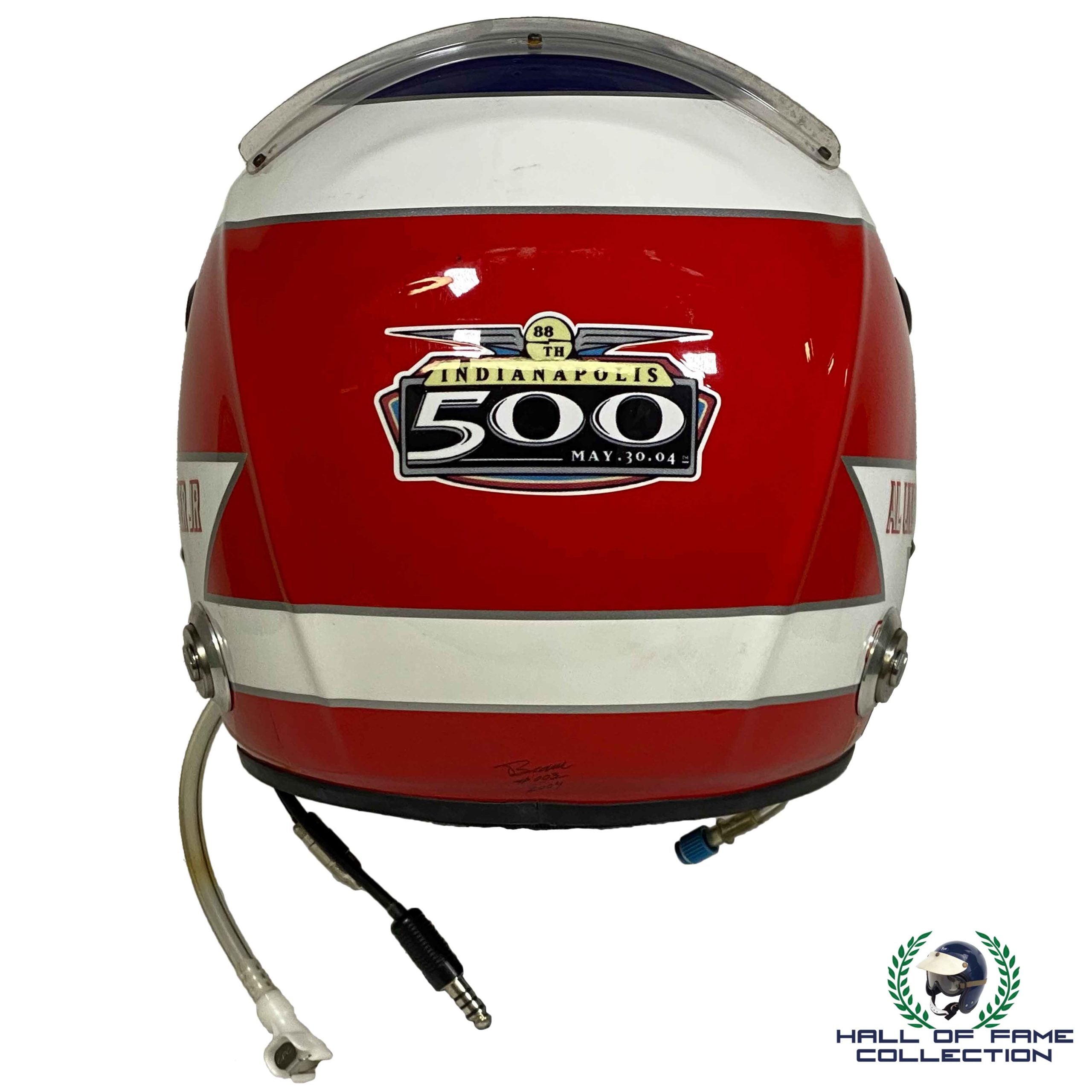 2004 Al Unser Jr Race Used Indianapolis 500 Patrick Racing Simpson IndyCar Helmet