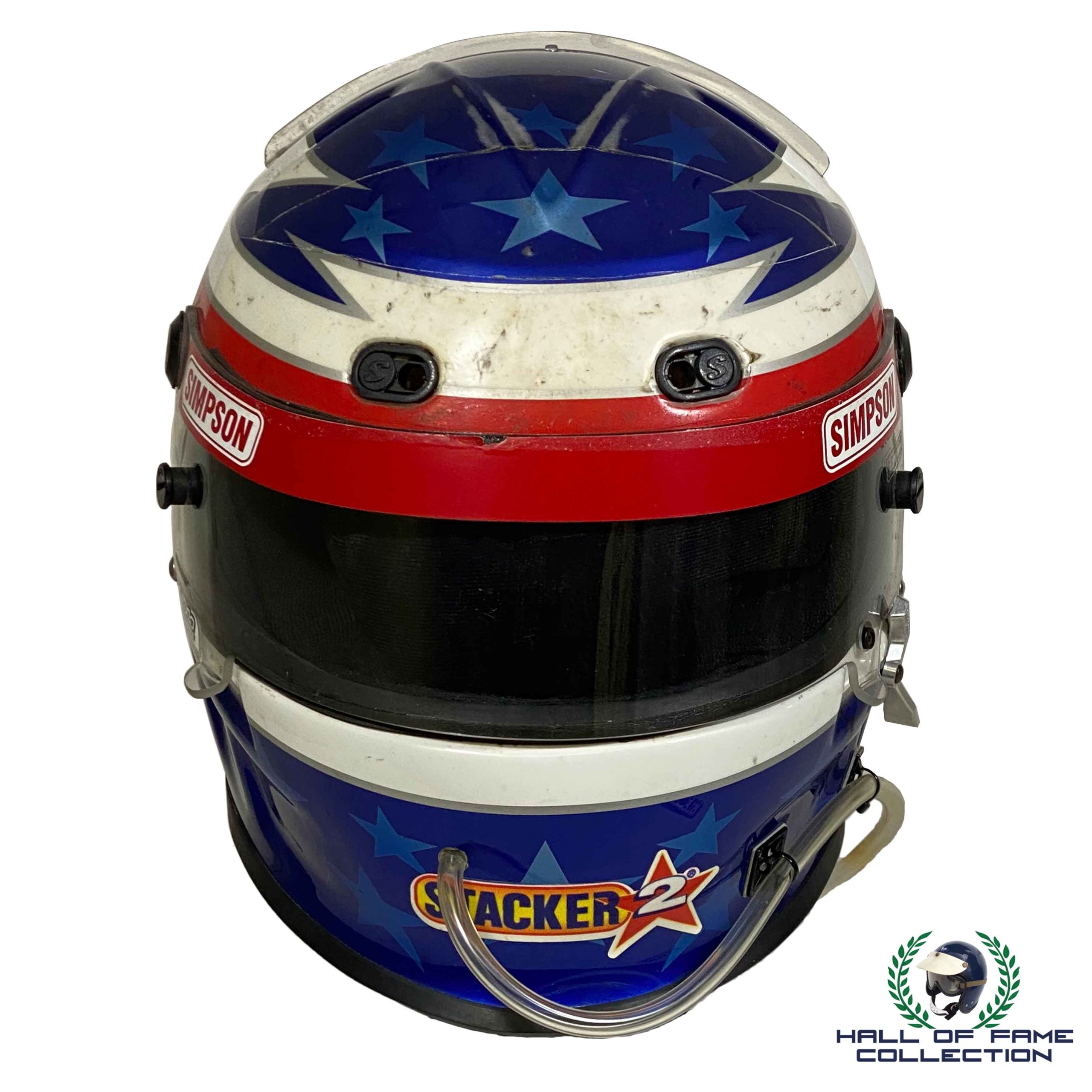 2004 Al Unser Jr Race Used Indianapolis 500 Patrick Racing Simpson IndyCar Helmet