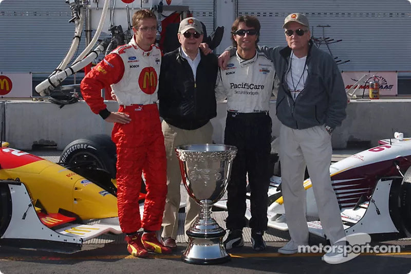 2004 Sebastien Bourdais Original Vanderbilt Cup CART Championship Trophy