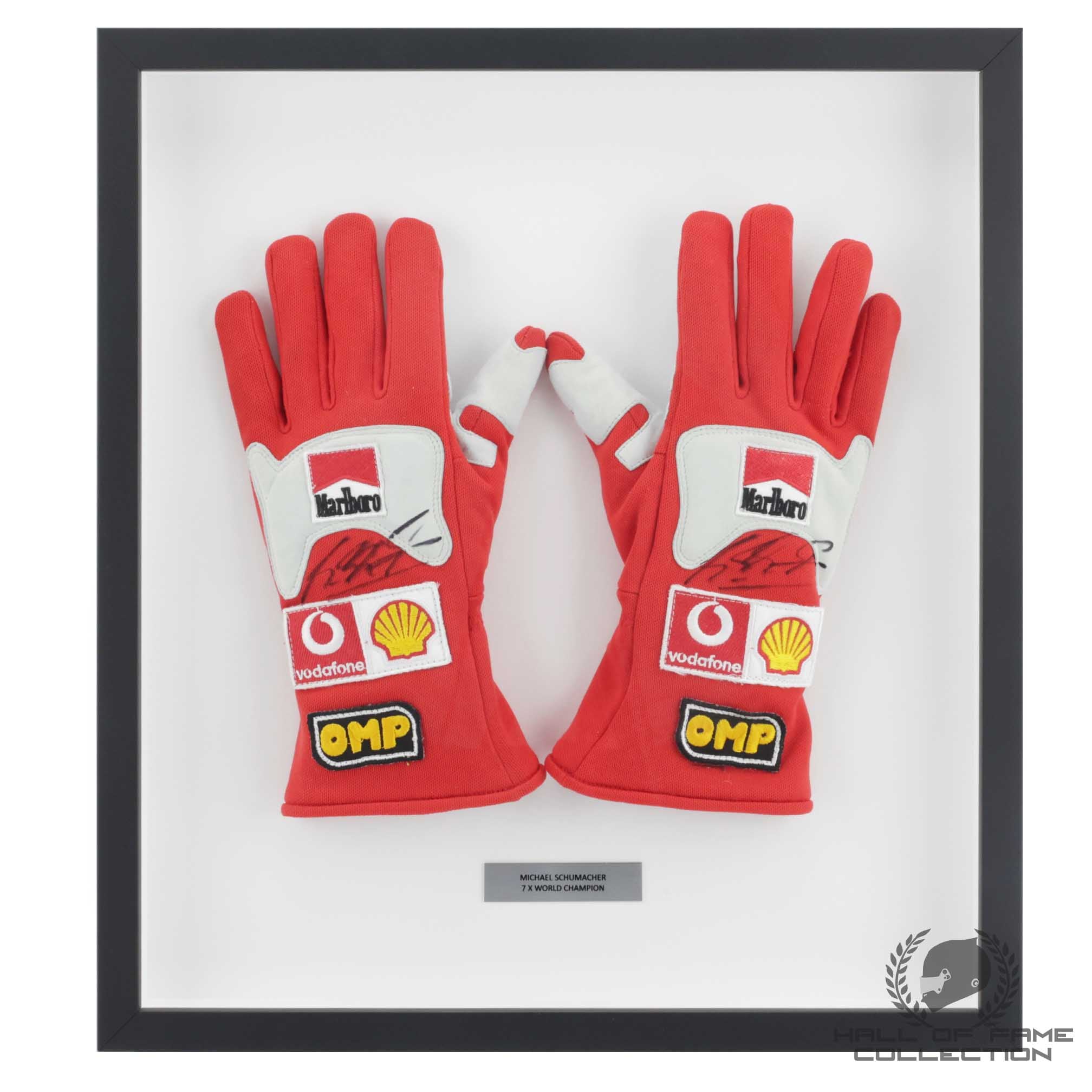 2004 Michael Schumacher Signed Scuderia Ferrari Custom Framed Replica