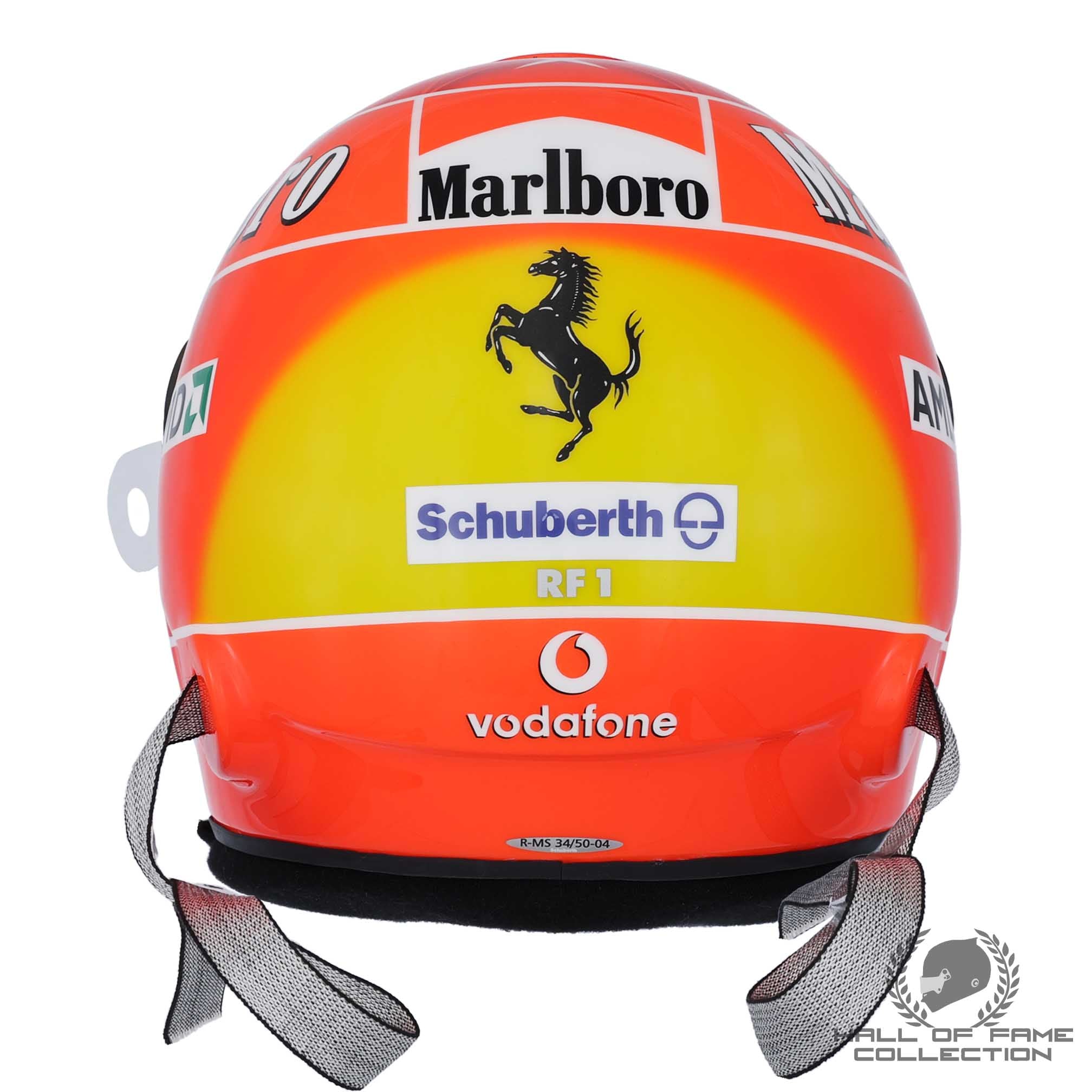 2004 Michael Schumacher Signed Schuberth RF1 Replica Scuderia Ferrari F1 Helmet