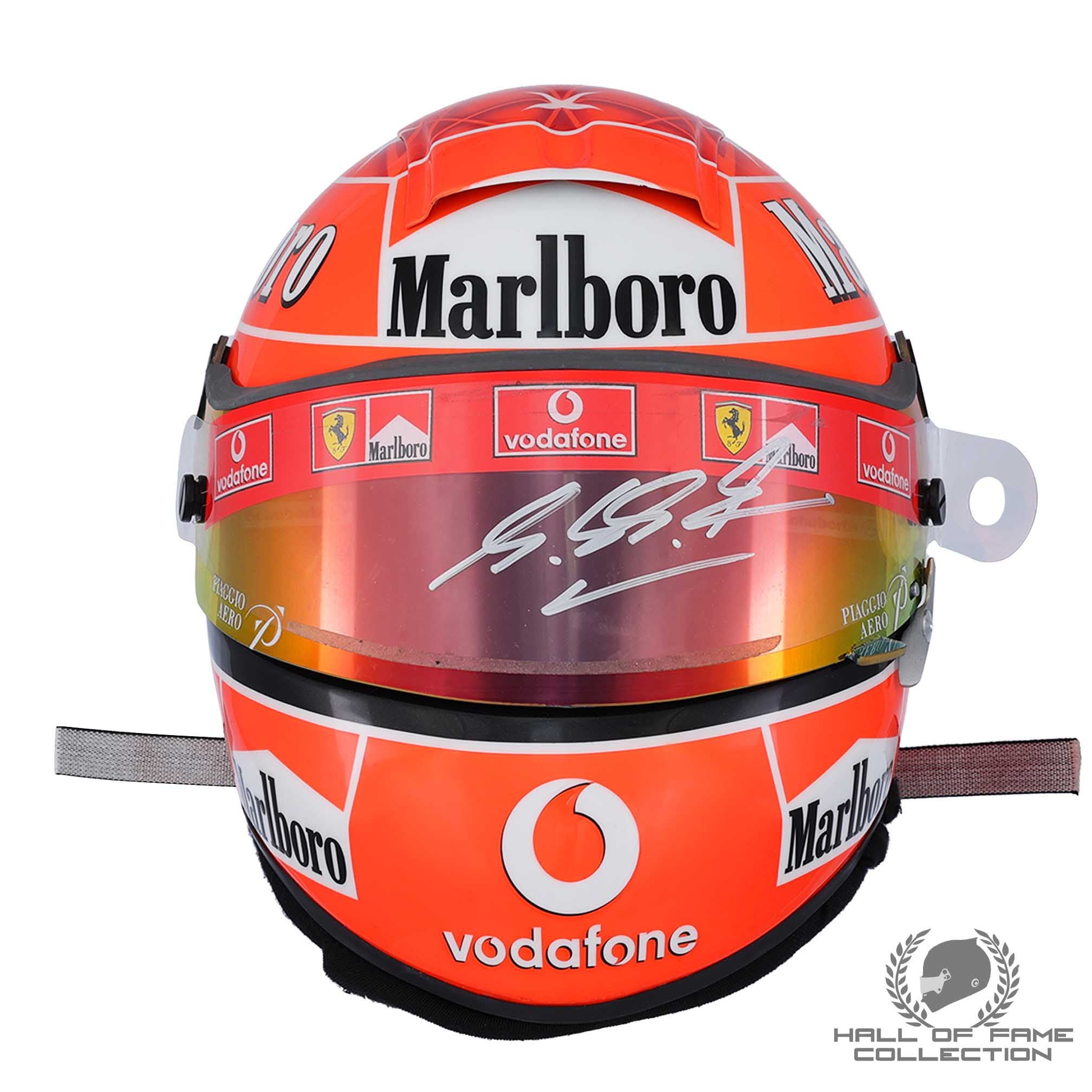 2004 Michael Schumacher Signed Schuberth RF1 Replica Scuderia Ferrari F1 Helmet