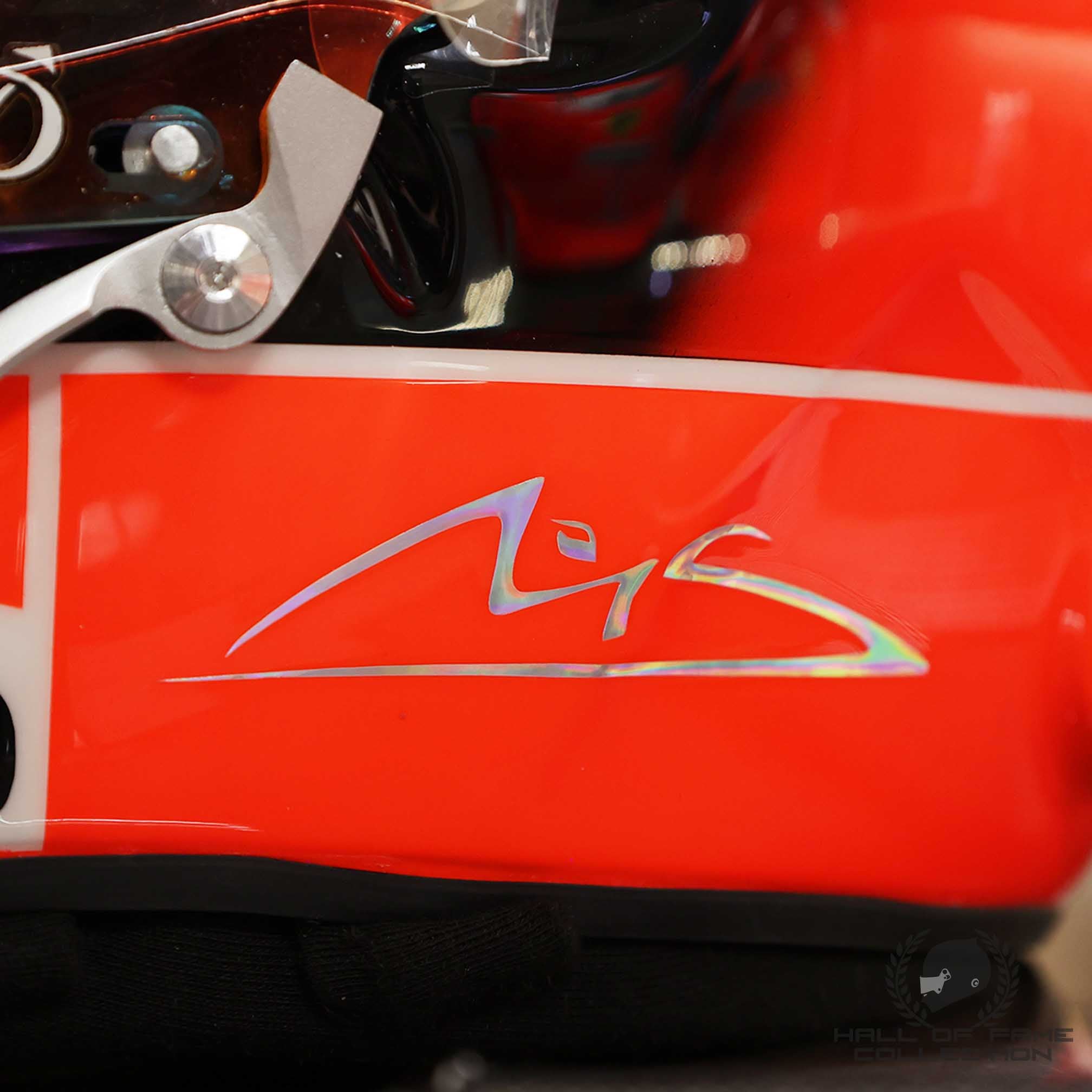 2004 Michael Schumacher Signed Schuberth RF1 Replica Scuderia Ferrari F1 Helmet