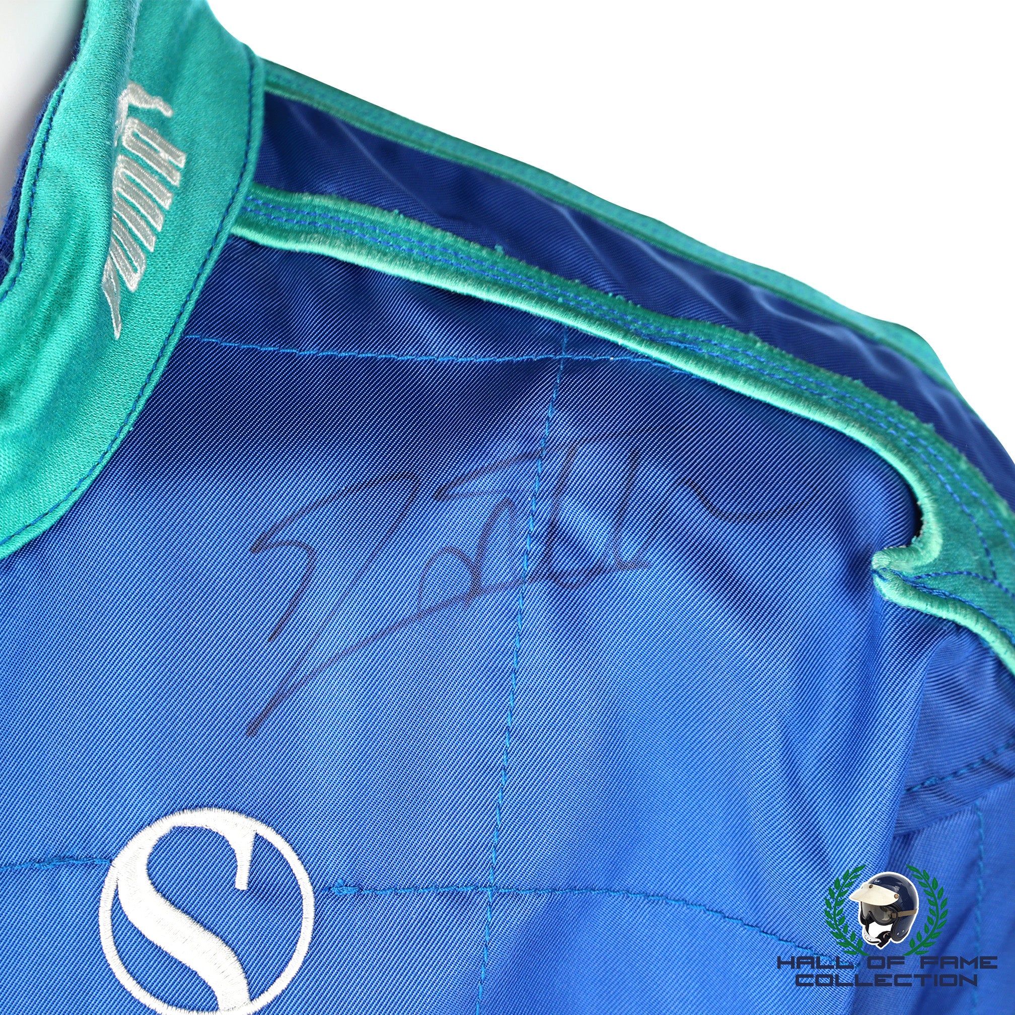 2005 Jacques Villeneuve Signed Race Used Sauber F1 Suit