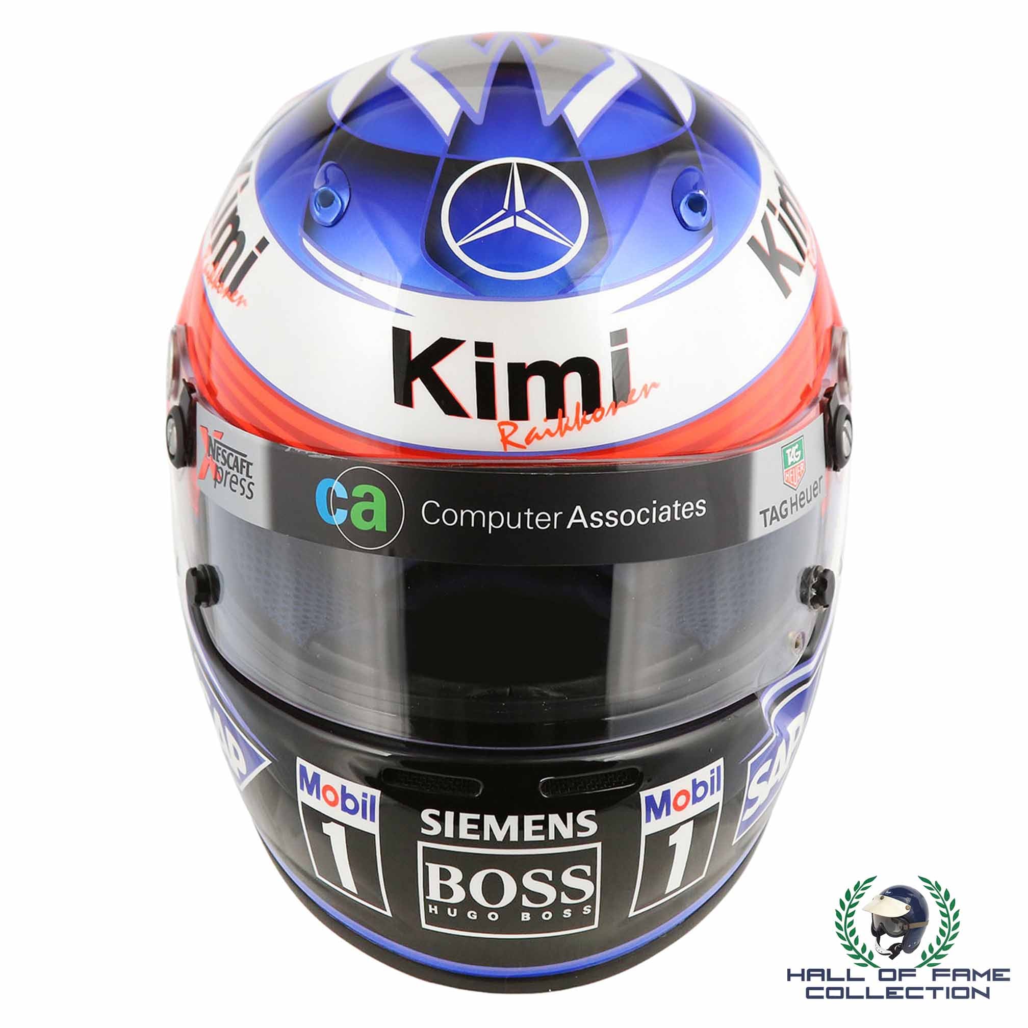 Casque Helmet Kimi Raikkonen McLaren Mercedes 2005 F1 1/2 Arai Casque Helmet Kimi Raikkonen McLaren Mercedes 2005 F1 1/2 Arai