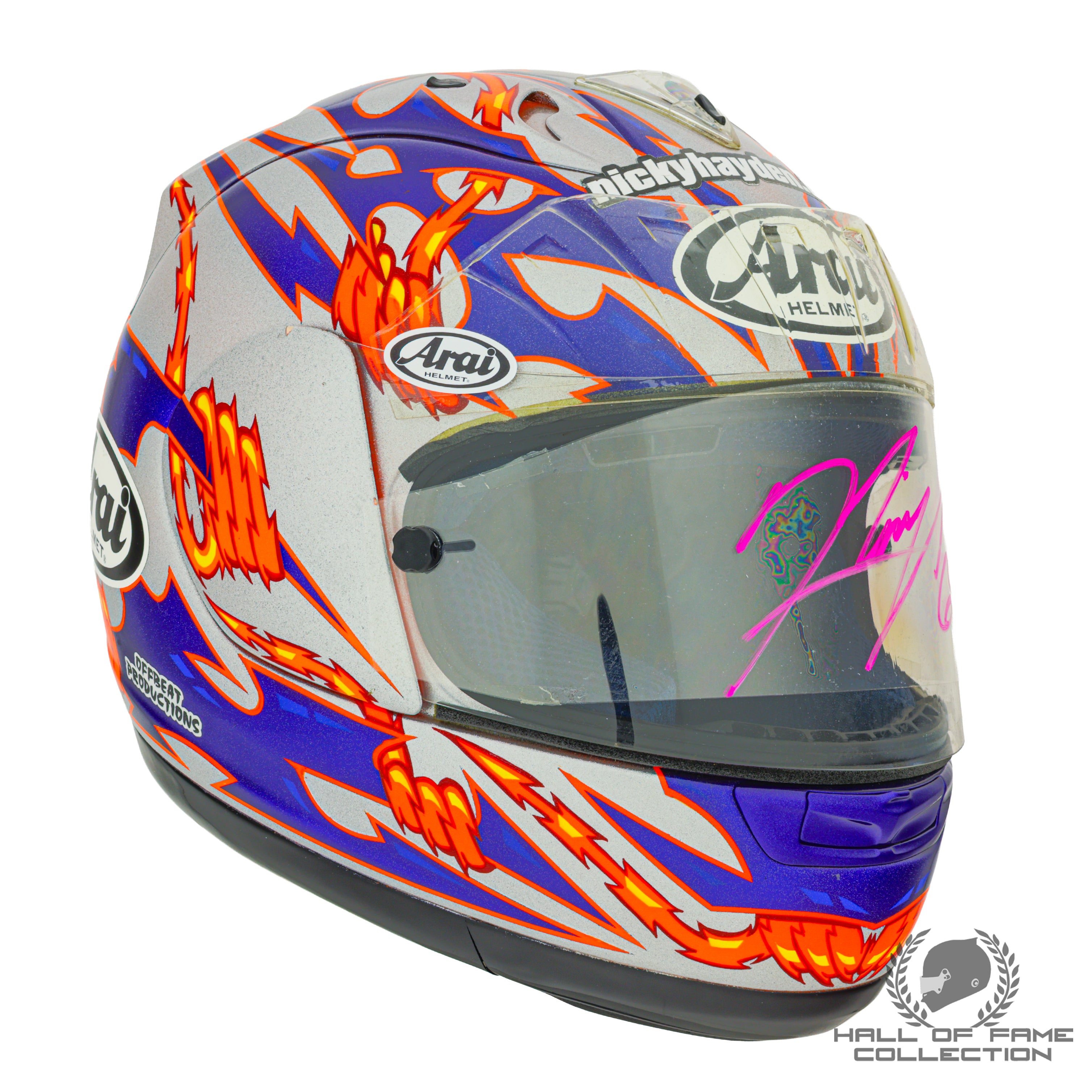 2005 Nicky Hayden Signed Chinese GP Used Repsol Honda Team MotoGP Helmet