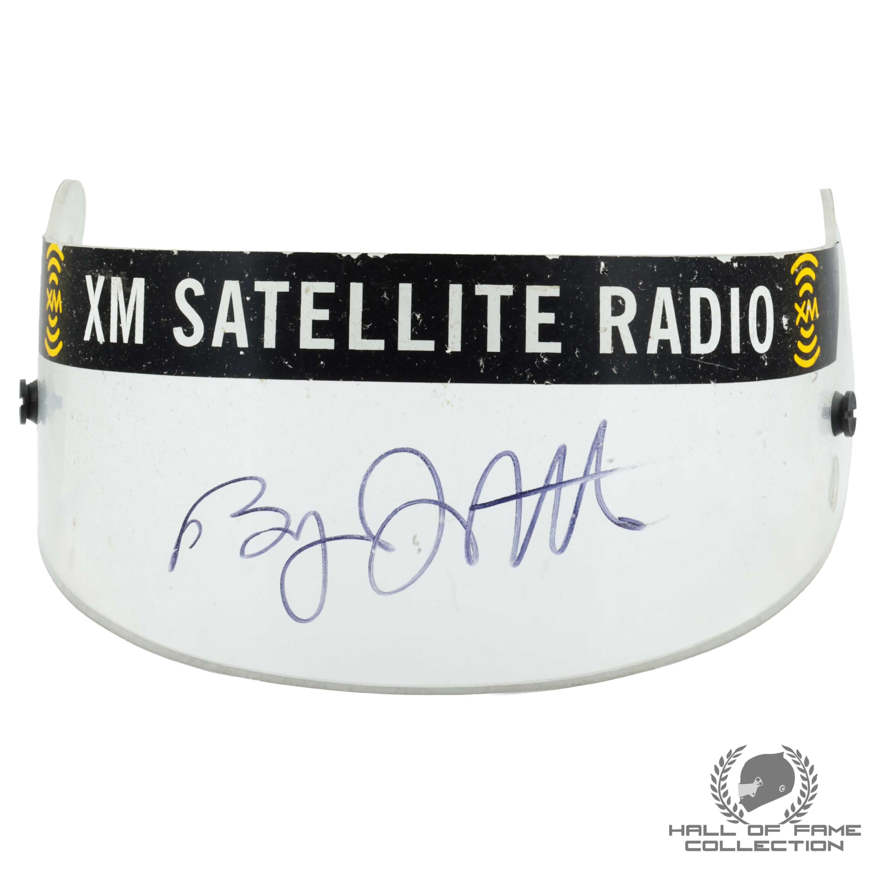 2005 Bryan Herta Signed Race Used Andretti Autosport IndyCar Visor