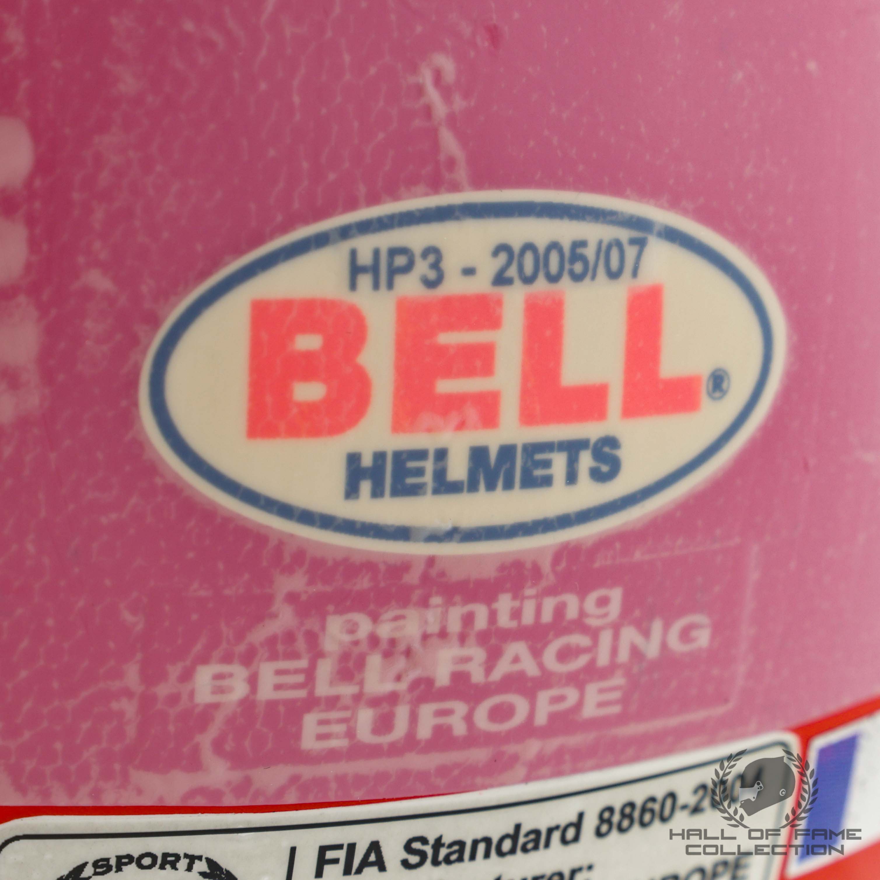 2005 Jacques Villeneuve French & British GP Race Used Sauber-Petronas F1 Helmet