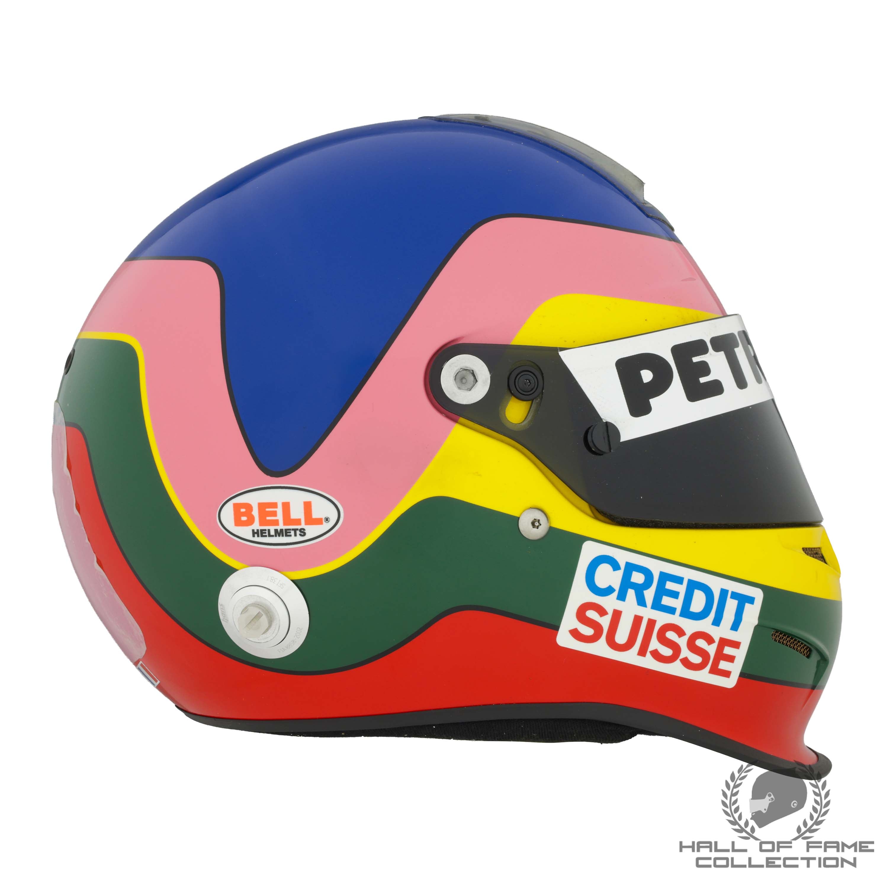 2005 Jacques Villeneuve French & British GP Race Used Sauber-Petronas F1 Helmet