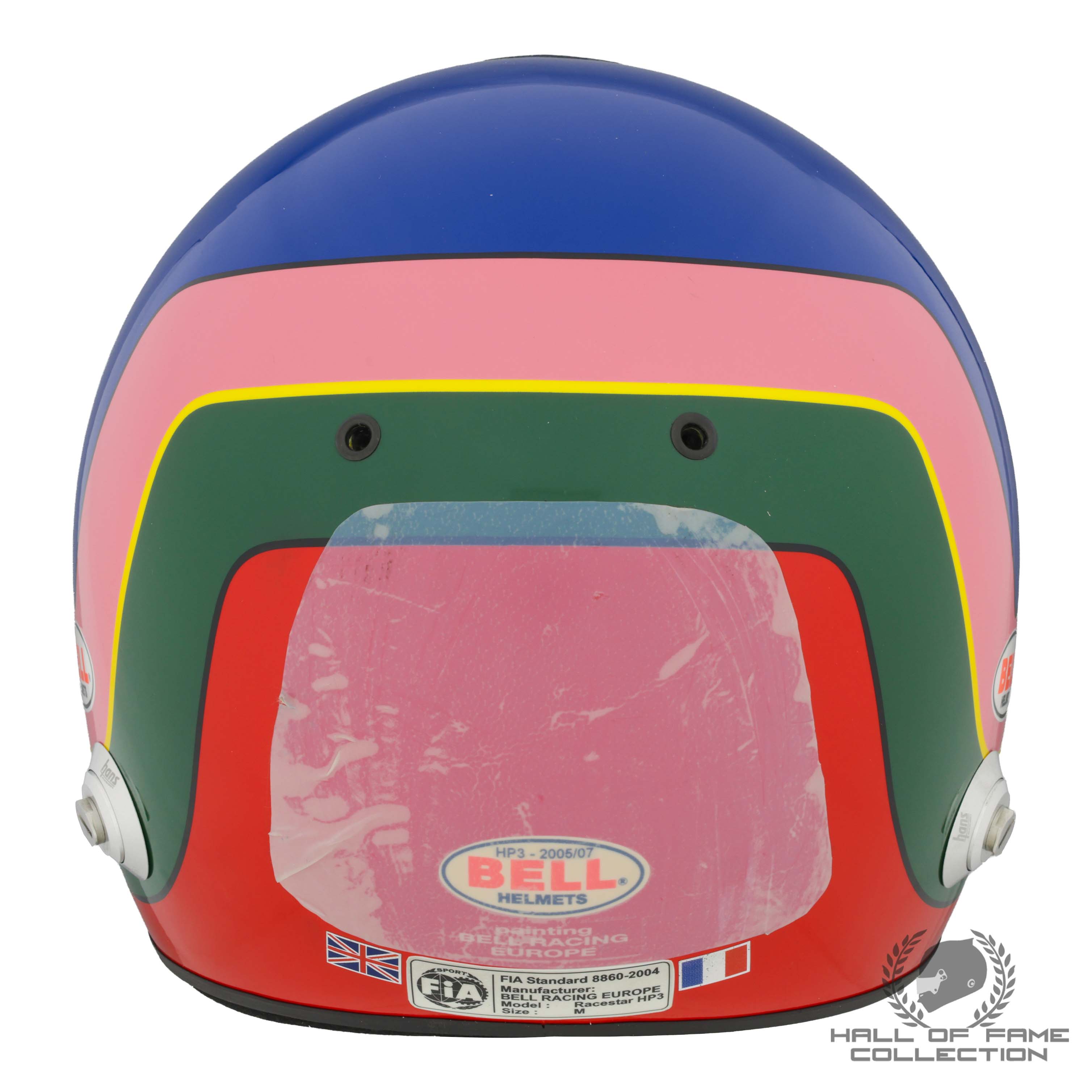 2005 Jacques Villeneuve French & British GP Race Used Sauber-Petronas F1 Helmet