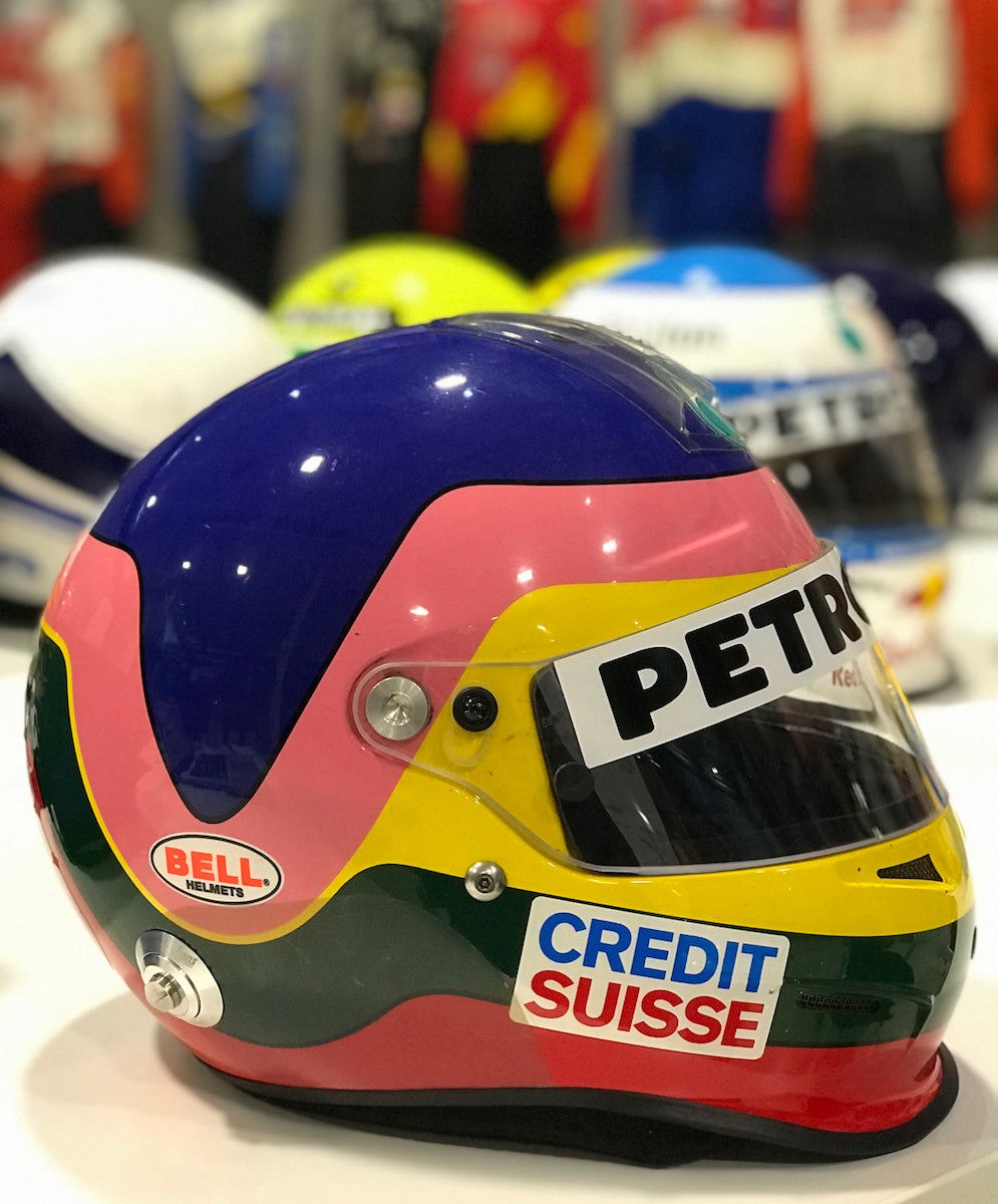 2005 Jacques Villeneuve Signed Race Used Spain/Belgium/San Marino GP Sauber Bell HP3 F1 Helmet