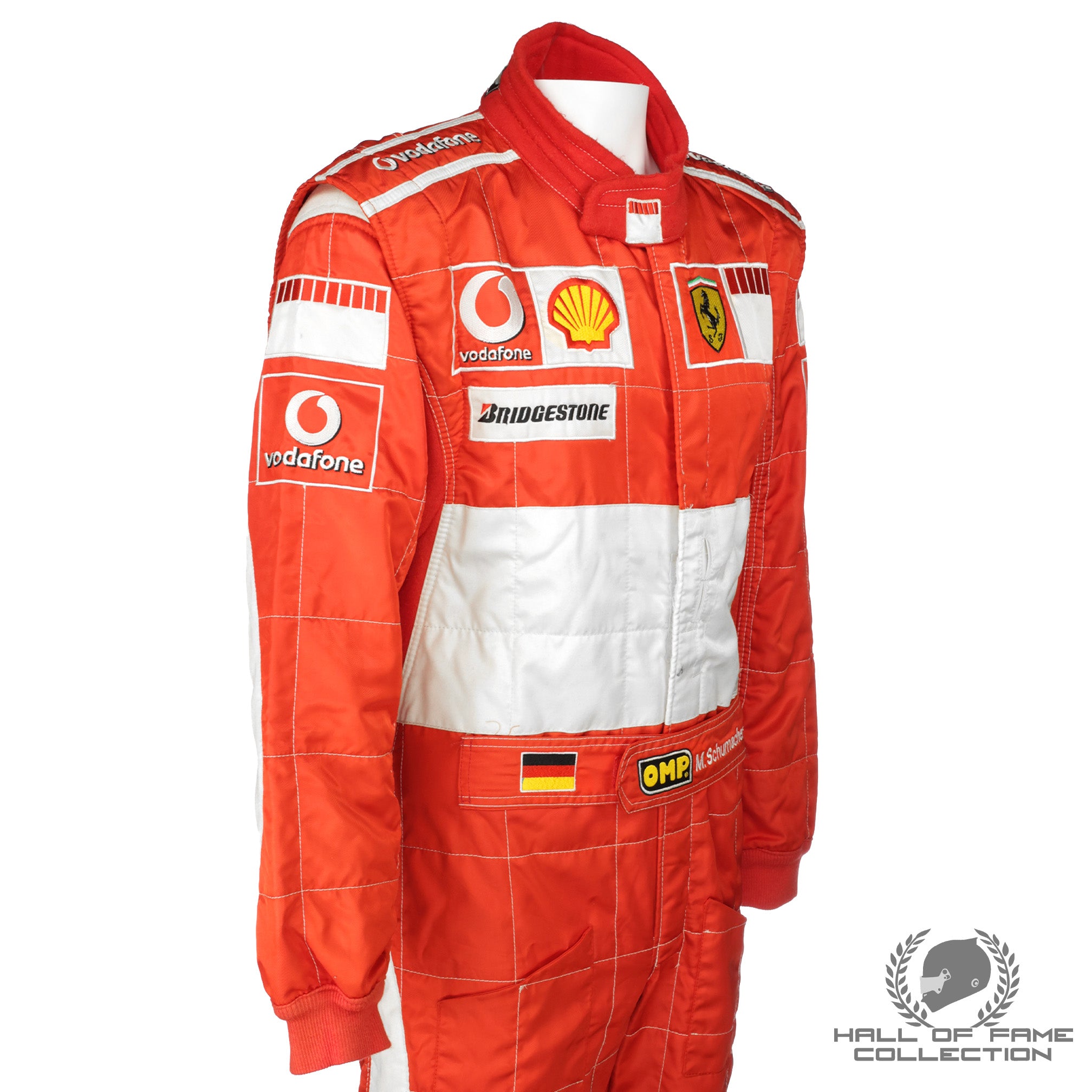 2006 Michael Schumacher Hungarian GP Race Used Scuderia Ferrari F1 Suit