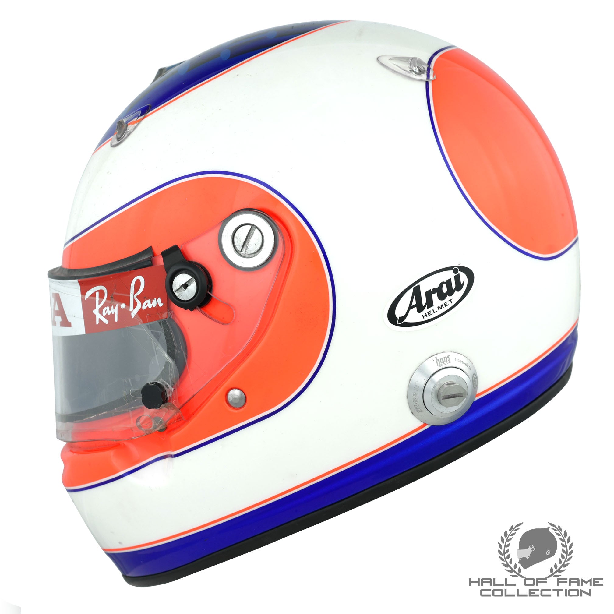 2006 Rubens Barrichello Signed China Japan Race Used Lucky Strike Honda F1 Helmet