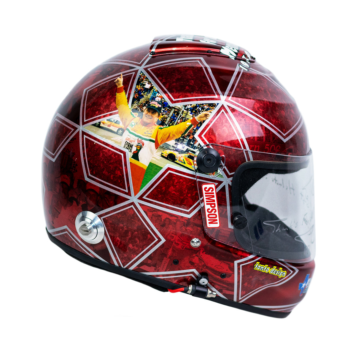 2006 Terry Labonte Signed 'Final Race' Used Hendrick Motorsports NASCAR Helmet