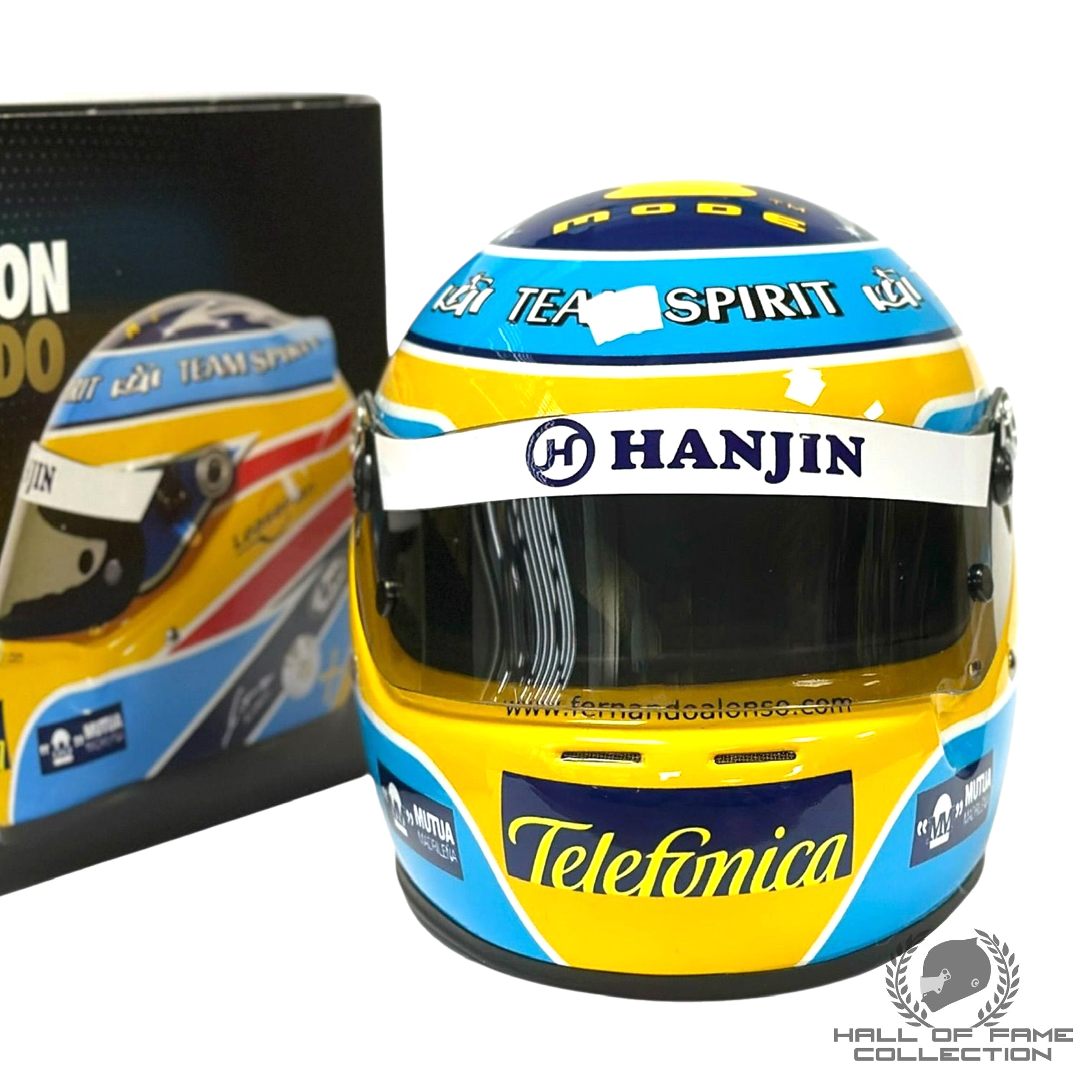 2006 Fernando Alonso 20th Anniversary World Champion Renault 1:2 Scale F1 Helmet