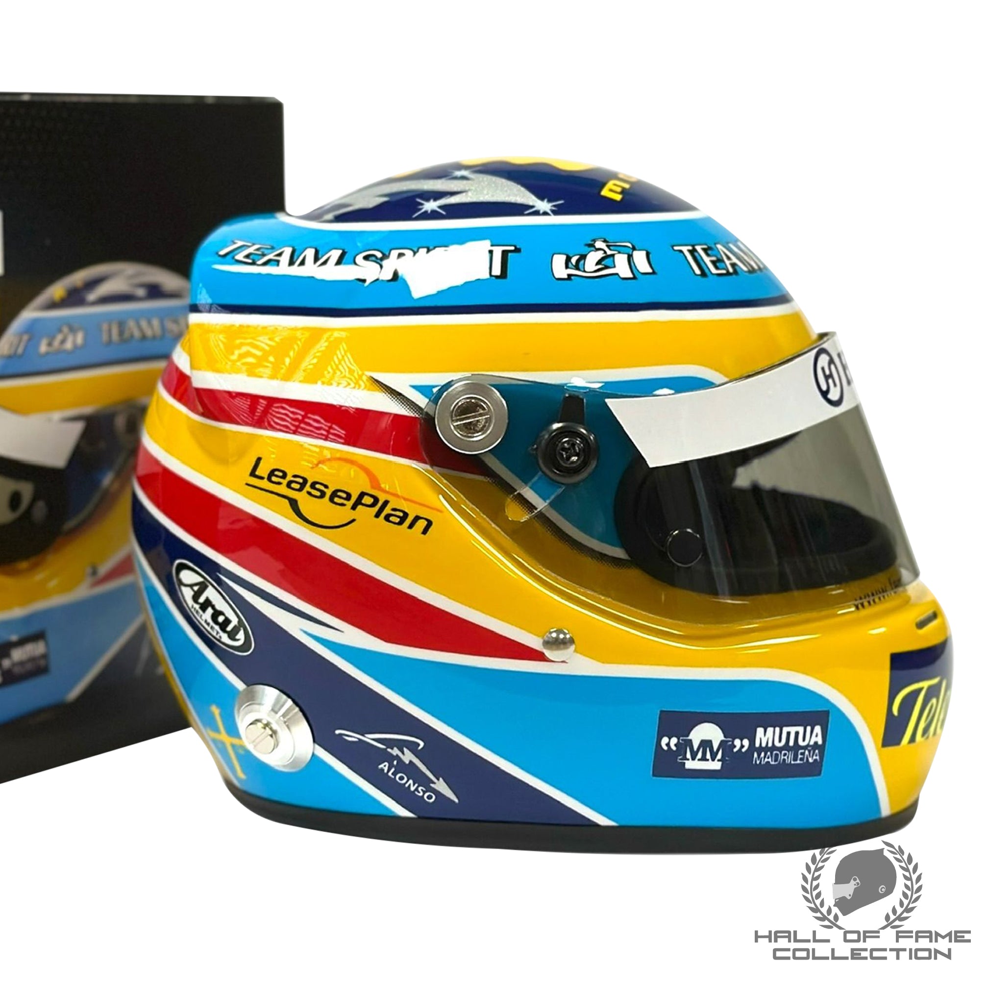2006 Fernando Alonso 20th Anniversary World Champion Renault 1:2 Scale F1 Helmet