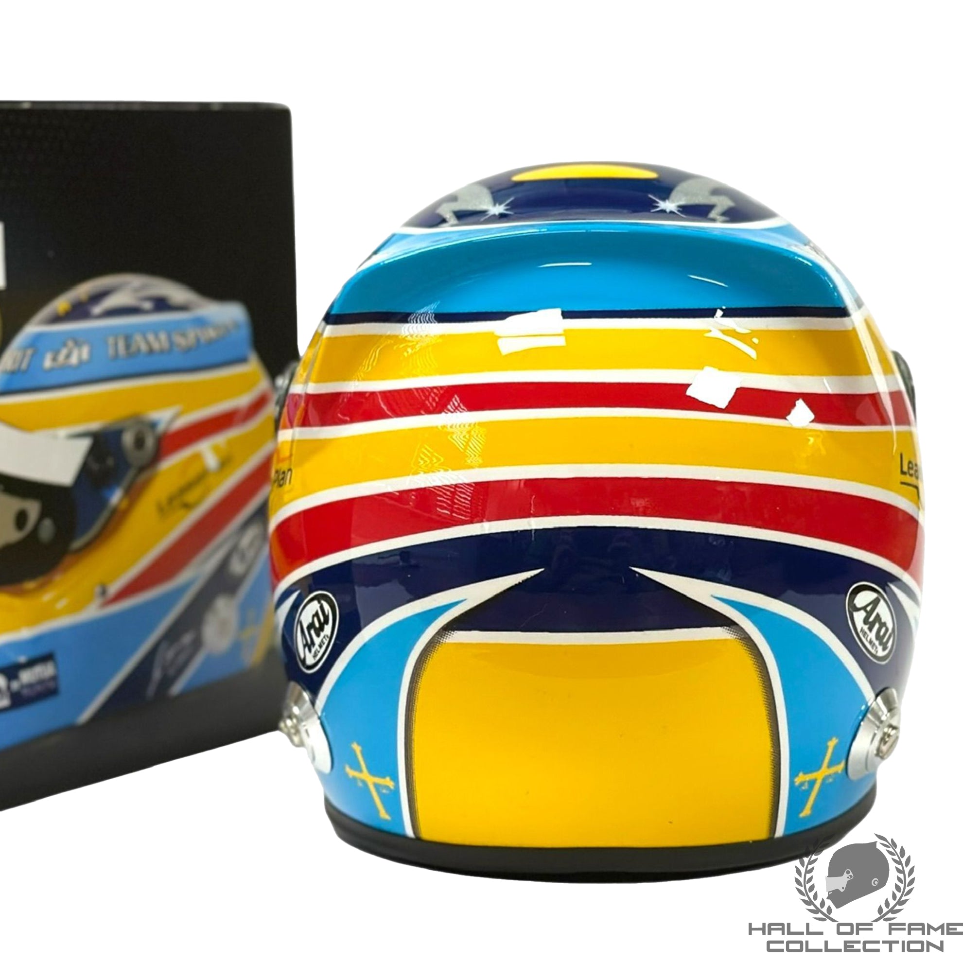 2006 Fernando Alonso 20th Anniversary World Champion Renault 1:2 Scale F1 Helmet