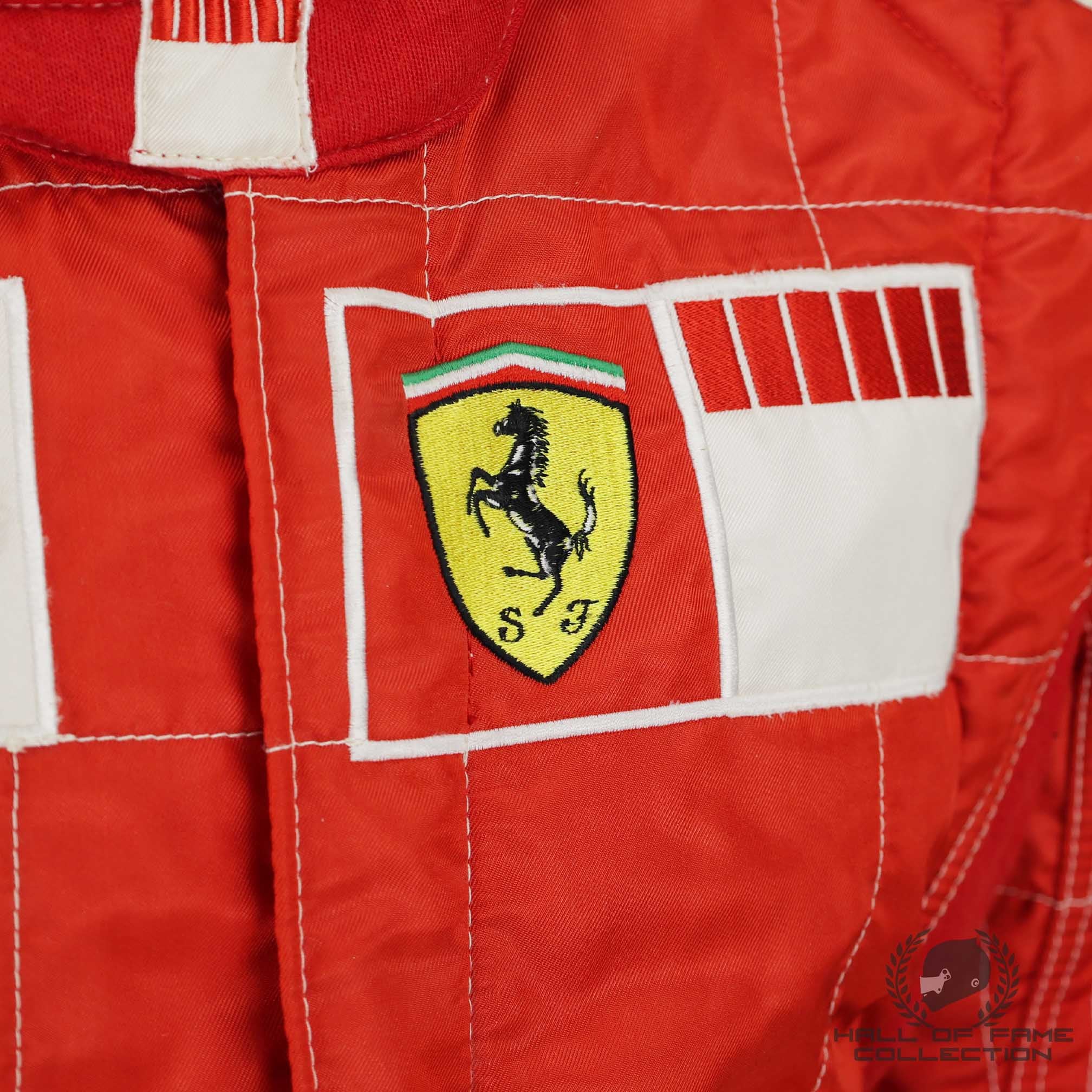 2006 Michael Schumacher Signed Race Winning San Marino GP Scuderia Ferrari F1 Suit