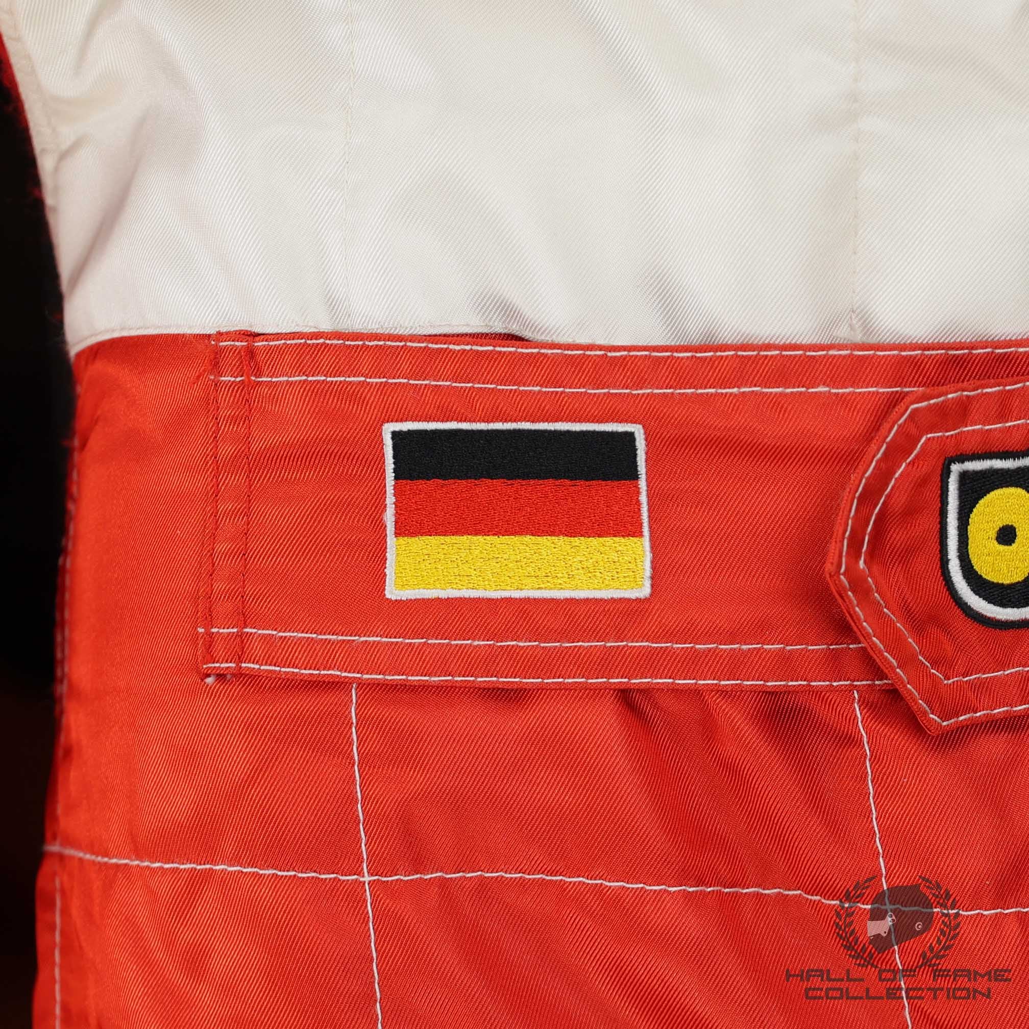 2006 Michael Schumacher Signed Race Winning San Marino GP Scuderia Ferrari F1 Suit