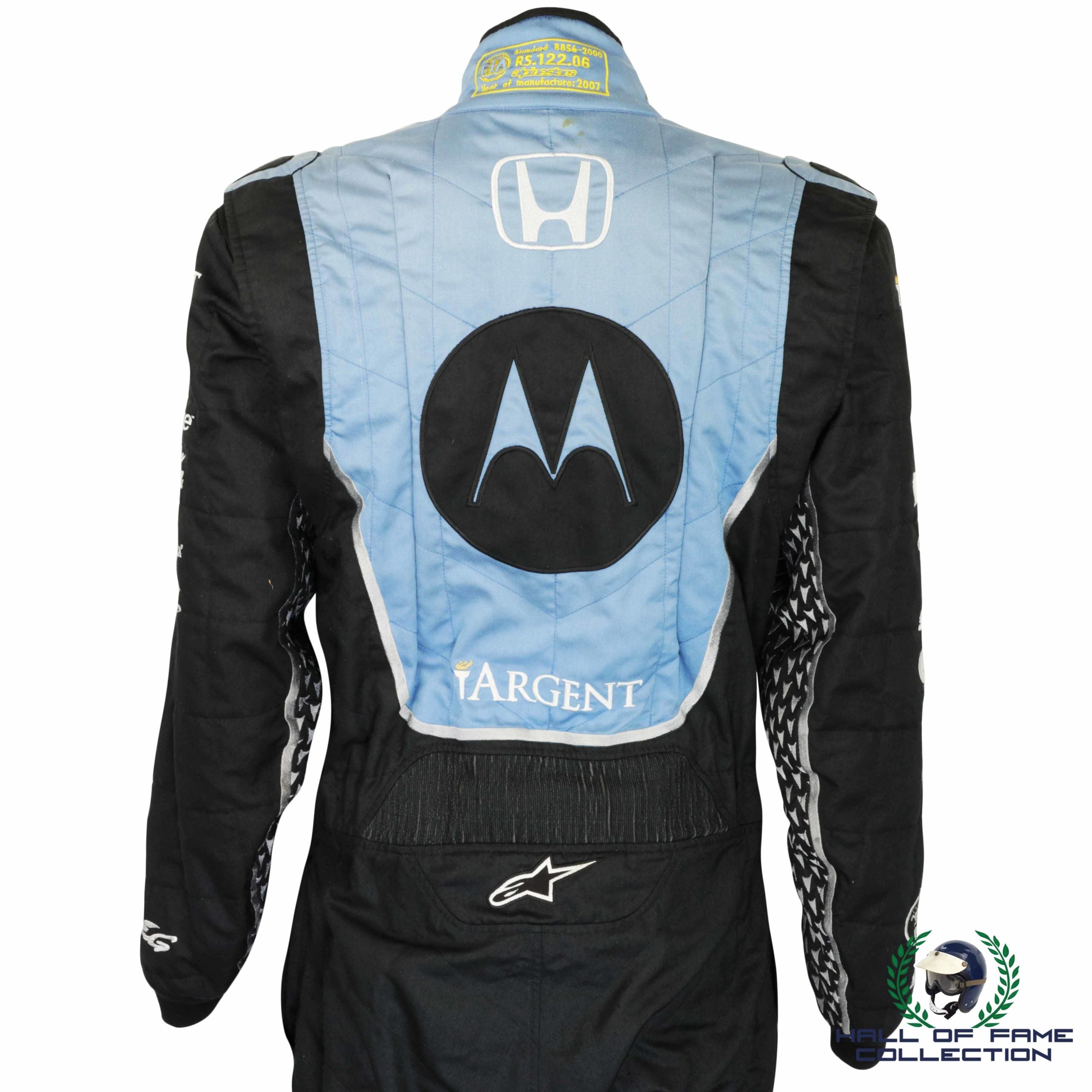 2007 Danica Patrick Signed Promo Used Andretti Green Racing IndyCar Suit