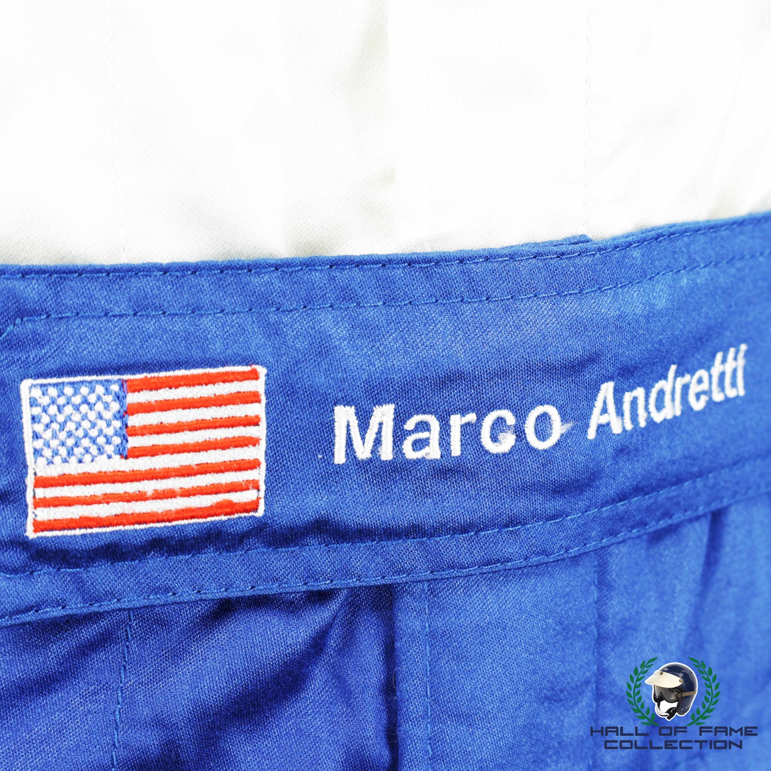 2007 Marco Andretti Signed Race Used Sonoma Andretti Green Racing IndyCar Suit