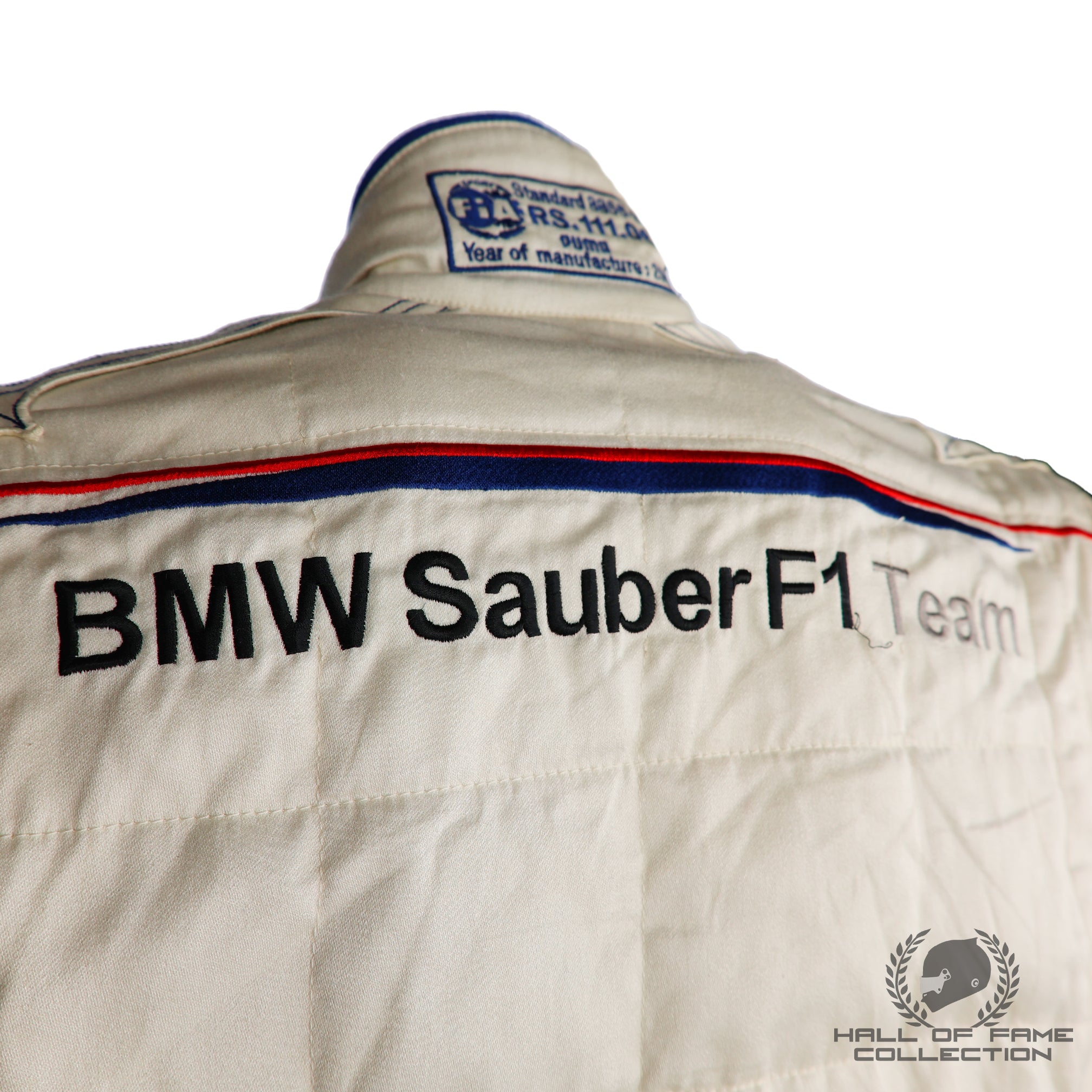 2007 Robert Kubica Race Used Canadian GP Crash BMW Sauber F1 Suit