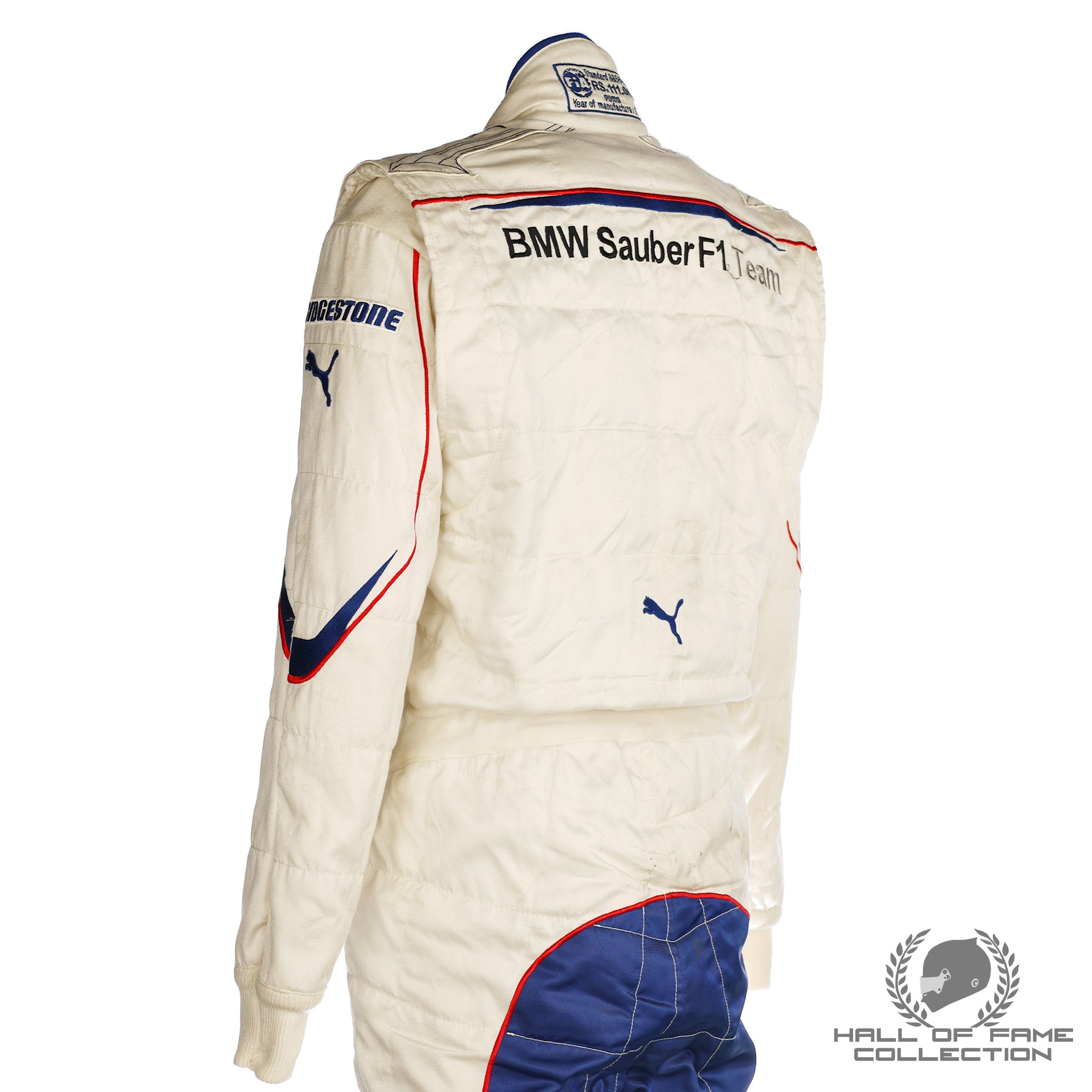 2007 Robert Kubica Race Used Canadian GP Crash BMW Sauber F1 Suit