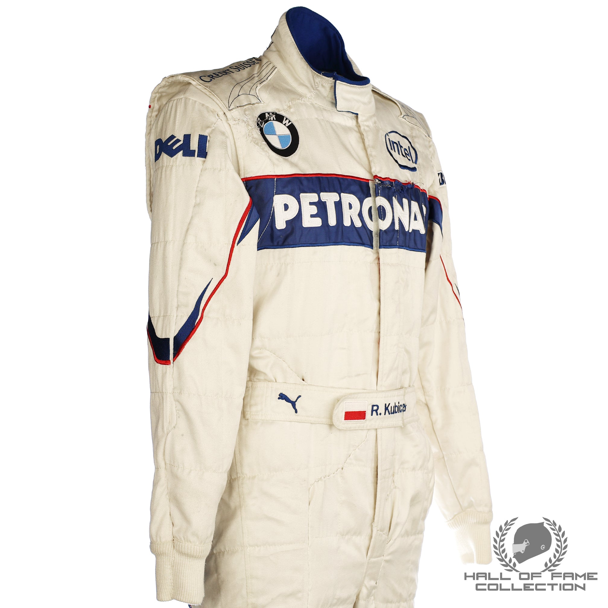 2007 Robert Kubica Race Used Canadian GP Crash BMW Sauber F1 Suit