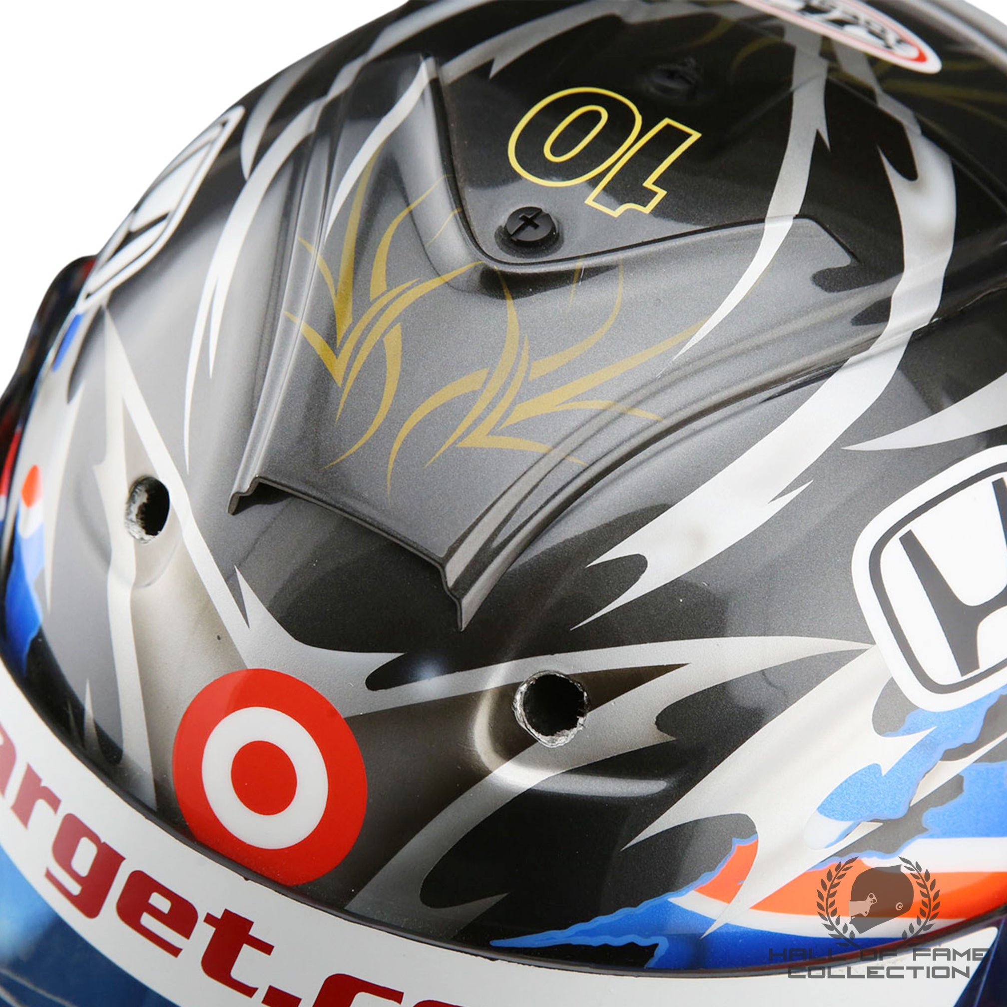 2008 Dan Wheldon Signed Chip Ganassi Racing IndyCar Helmet