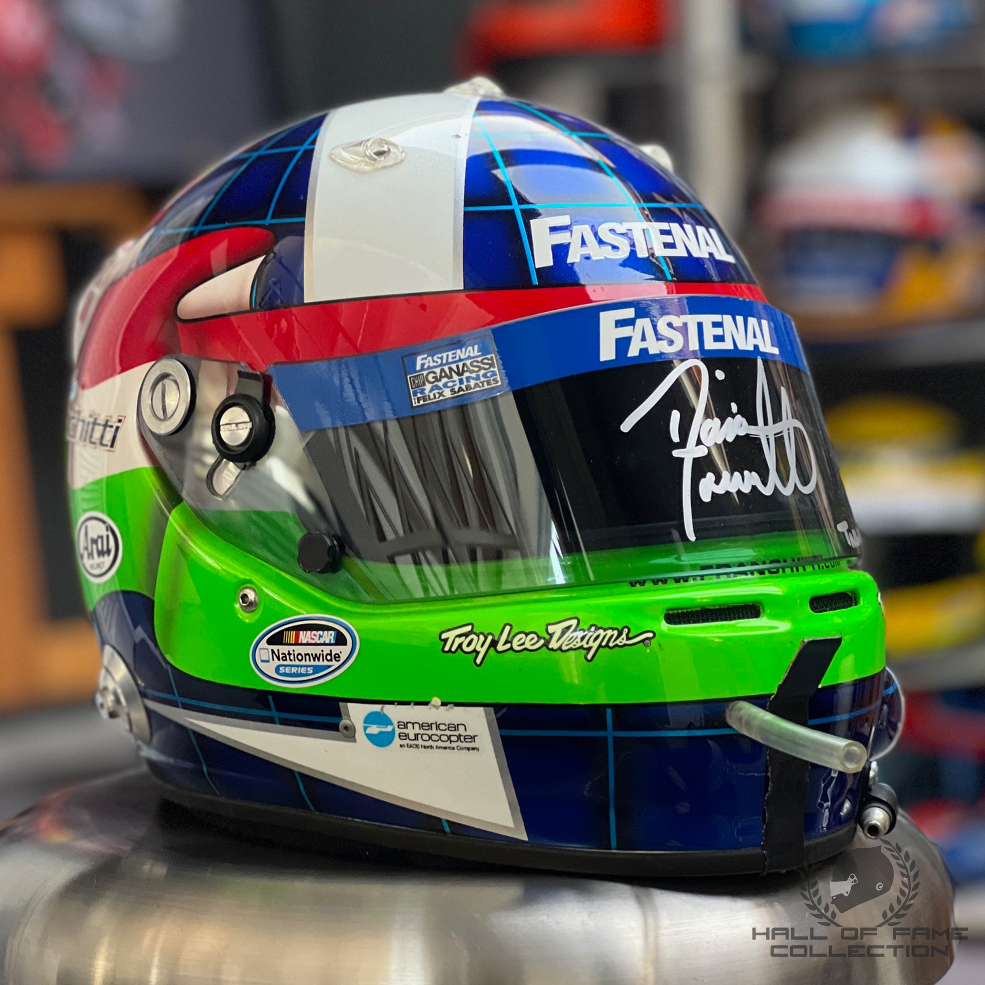 2008 Dario Franchitti Arizona / Talladega Used Chip Ganassi Racing Nascar Helmet