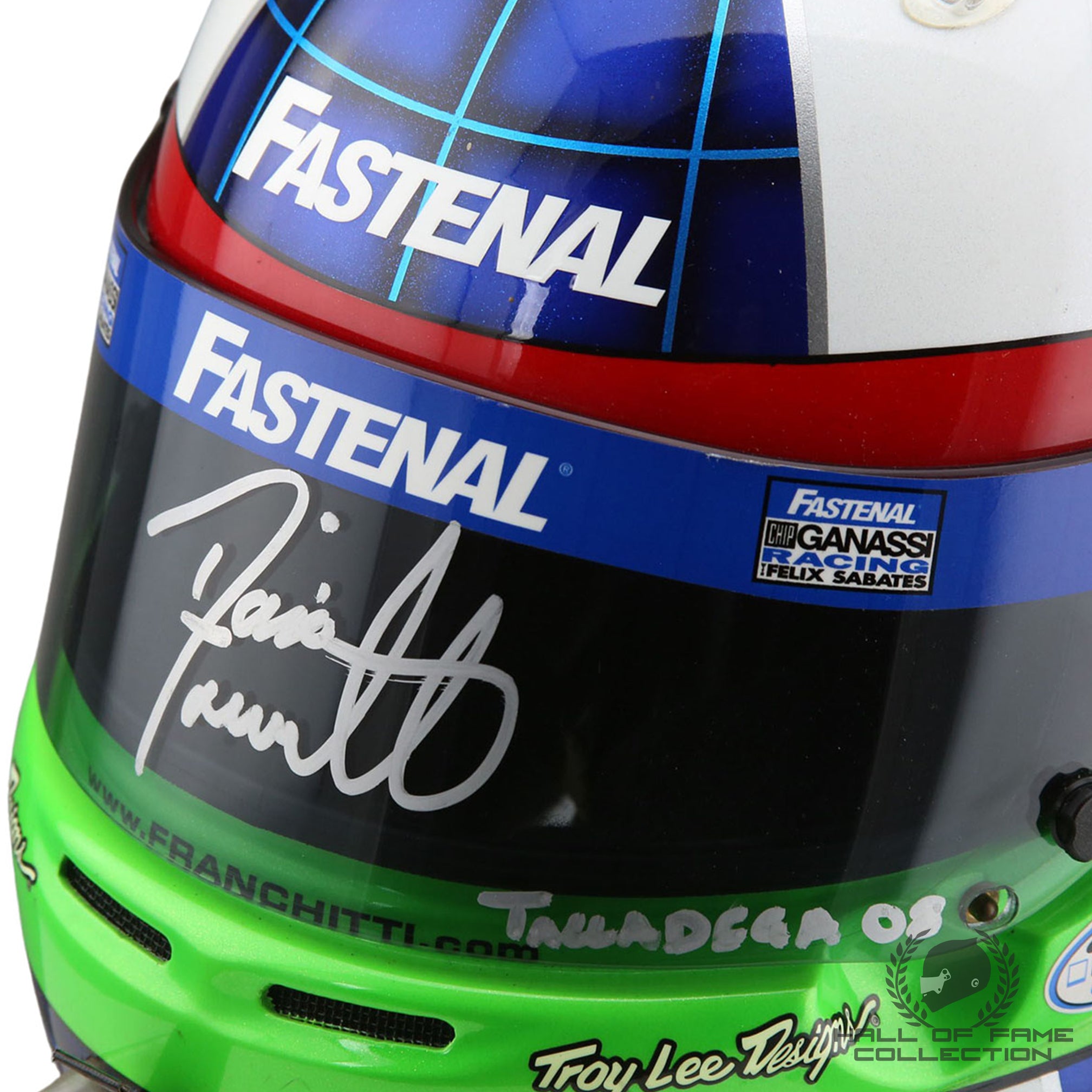 2008 Dario Franchitti Arizona / Talladega Used Chip Ganassi Racing Nascar Helmet