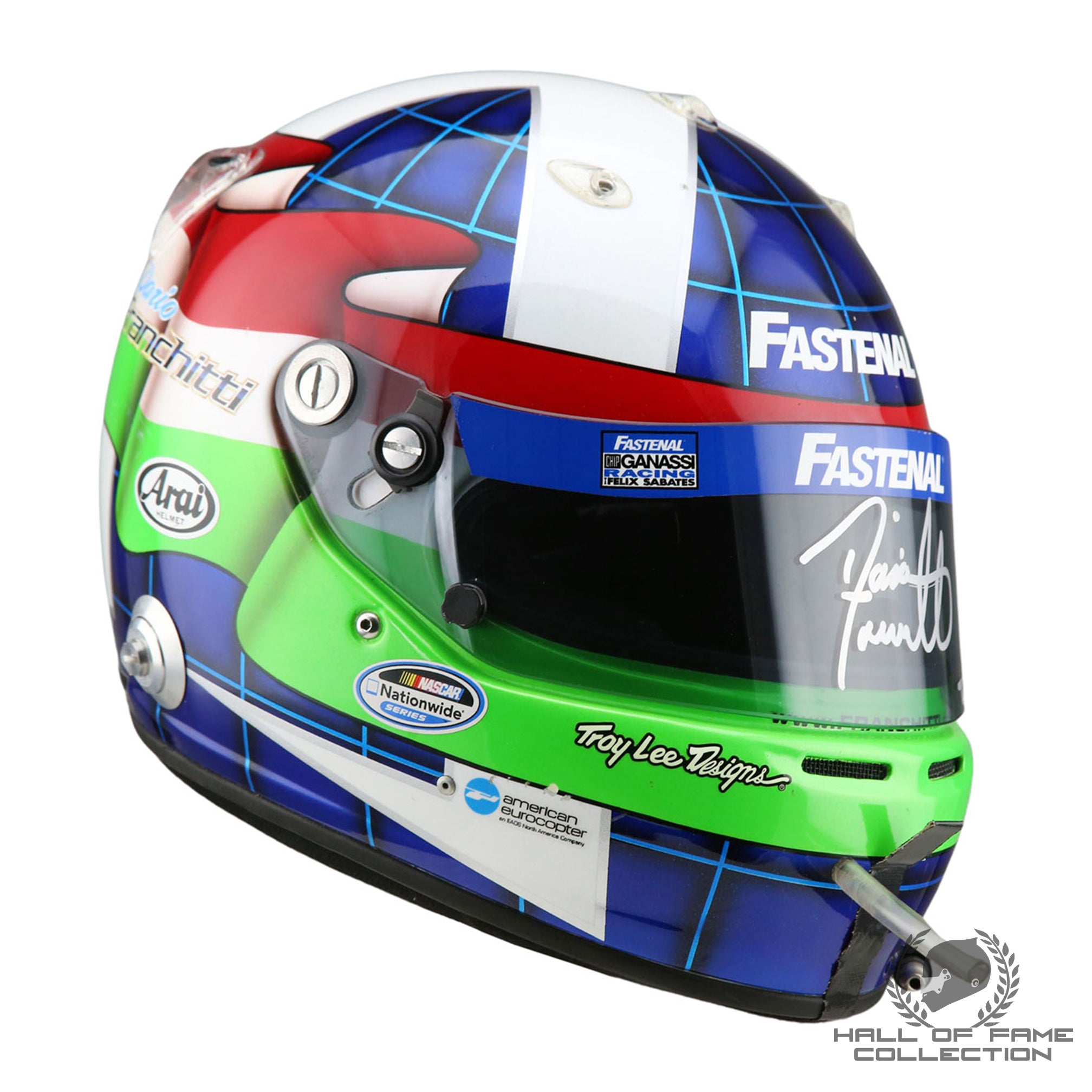 2008 Dario Franchitti Arizona / Talladega Used Chip Ganassi Racing Nascar Helmet