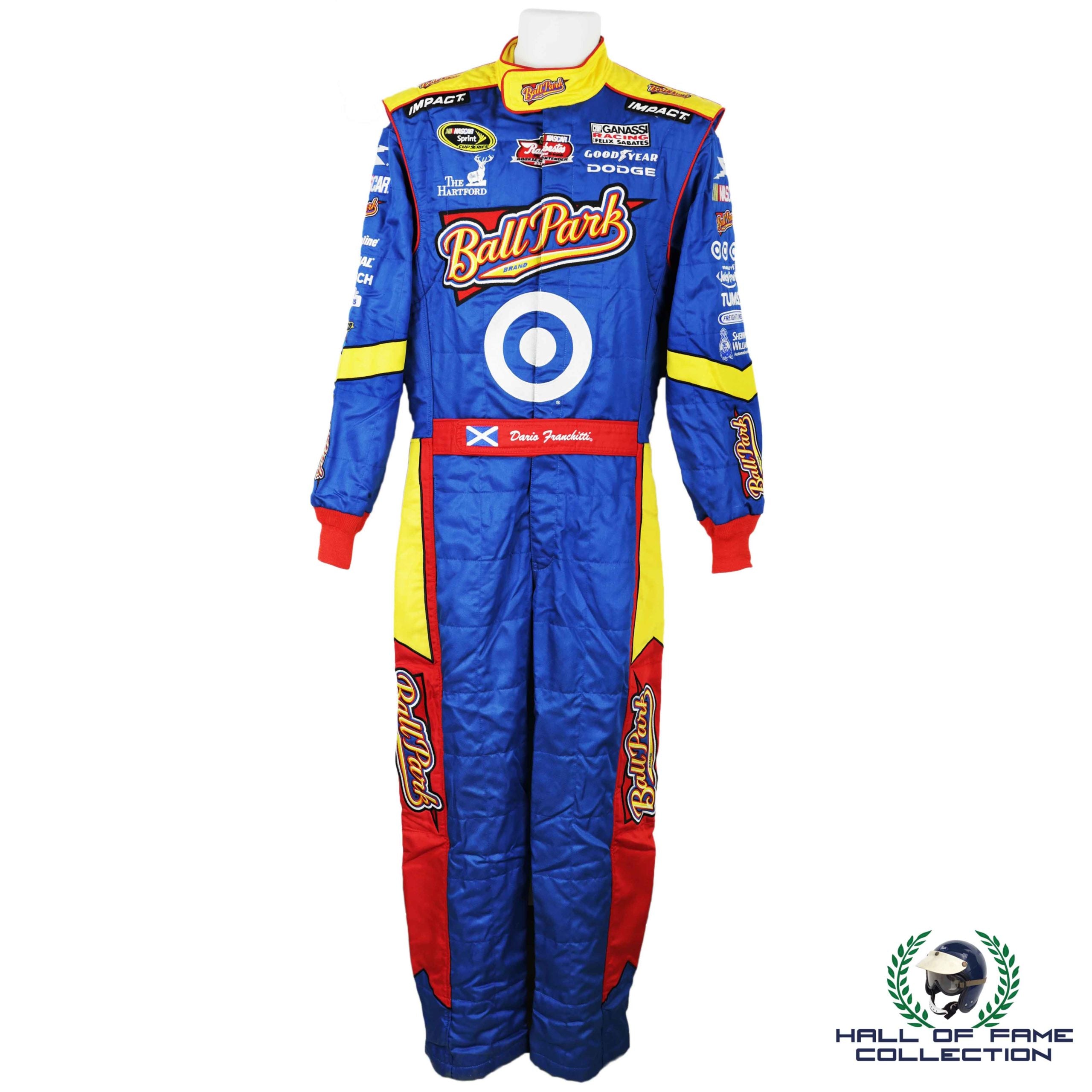 2008 Dario Franchitti Original Unused Ballpark Chip Ganassi Racing Nascar Suit