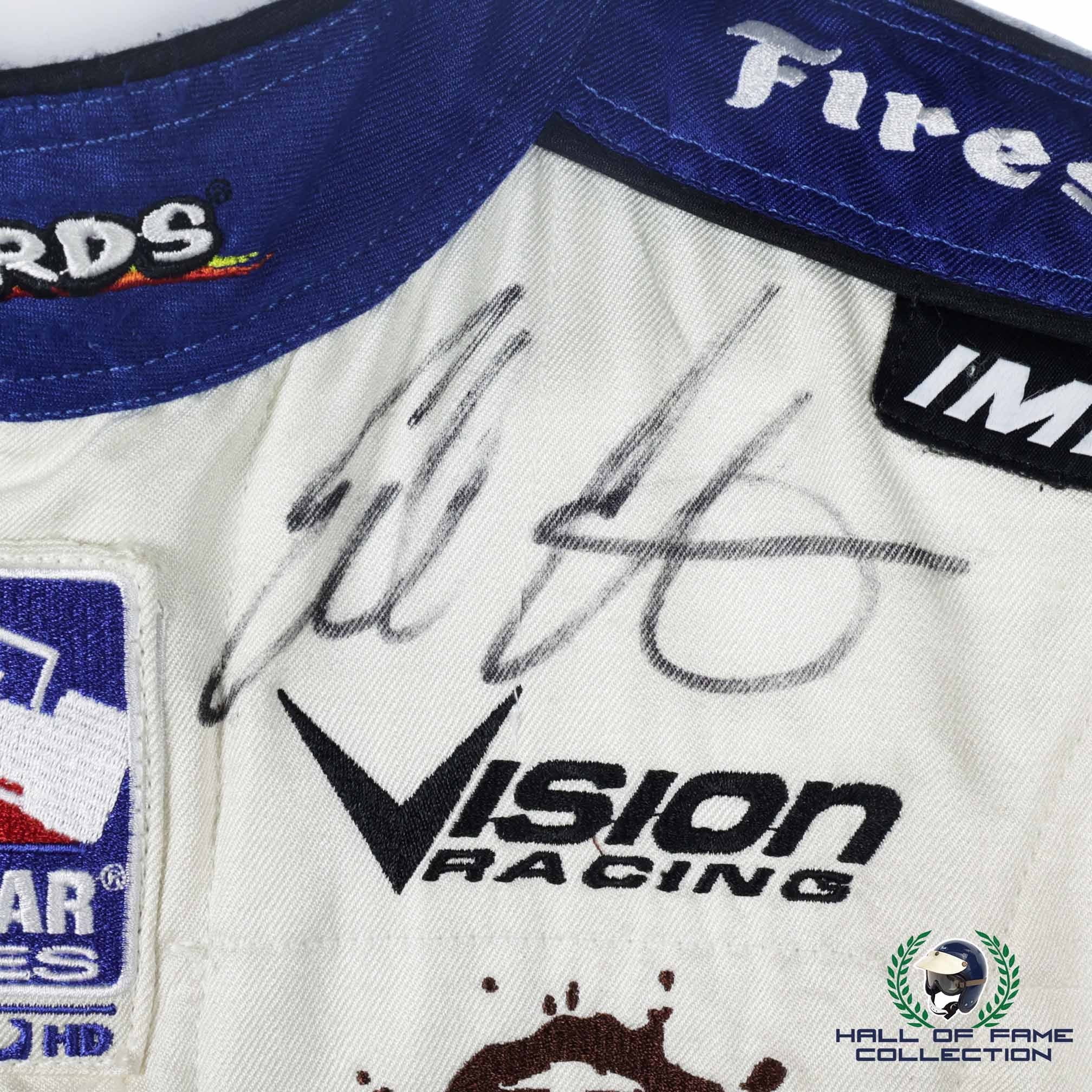 2008 Ed Carpenter Signed Race Used Menards IndyCar Suit
